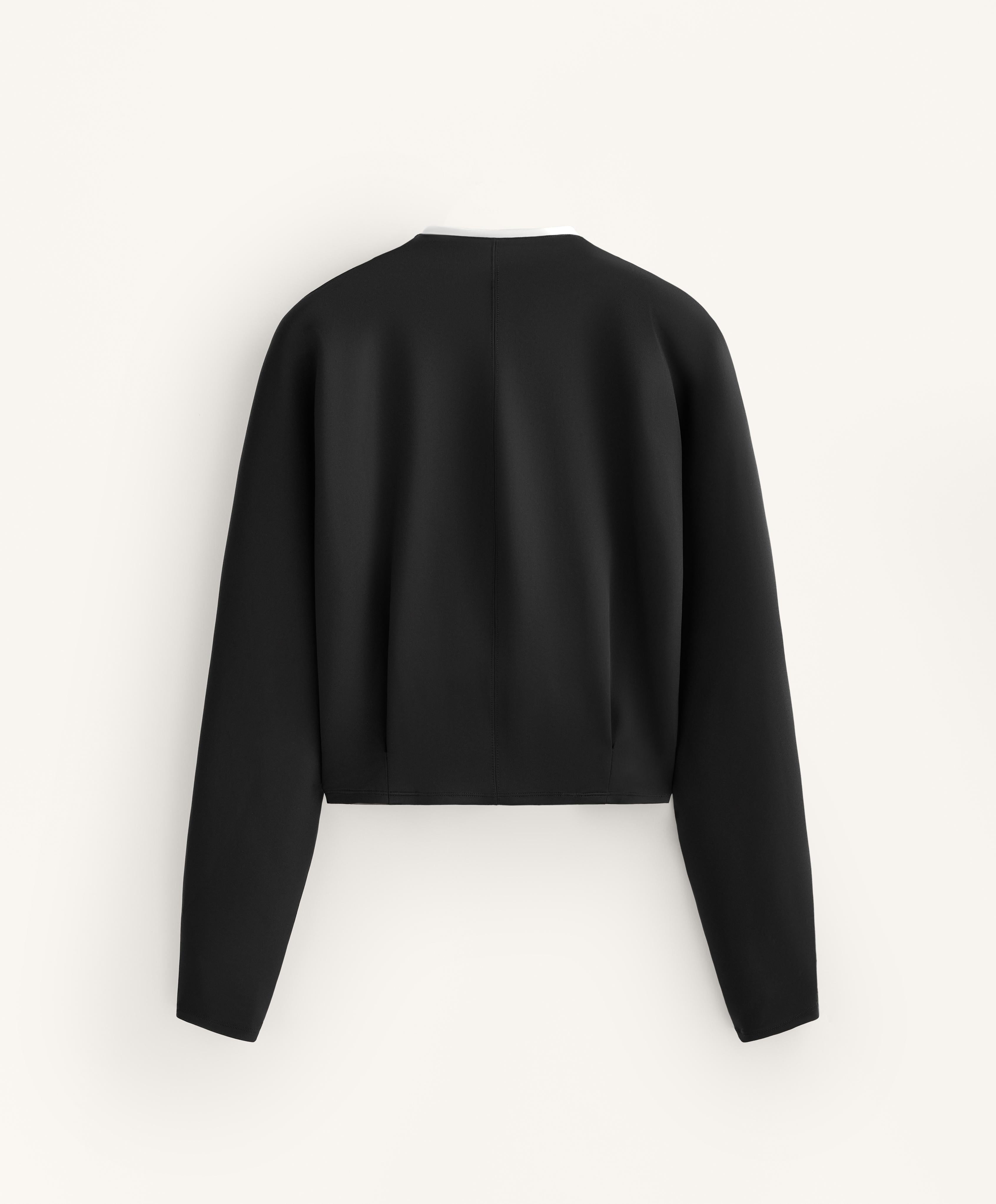 NEOPRENE EFFECT CORSET JACKET