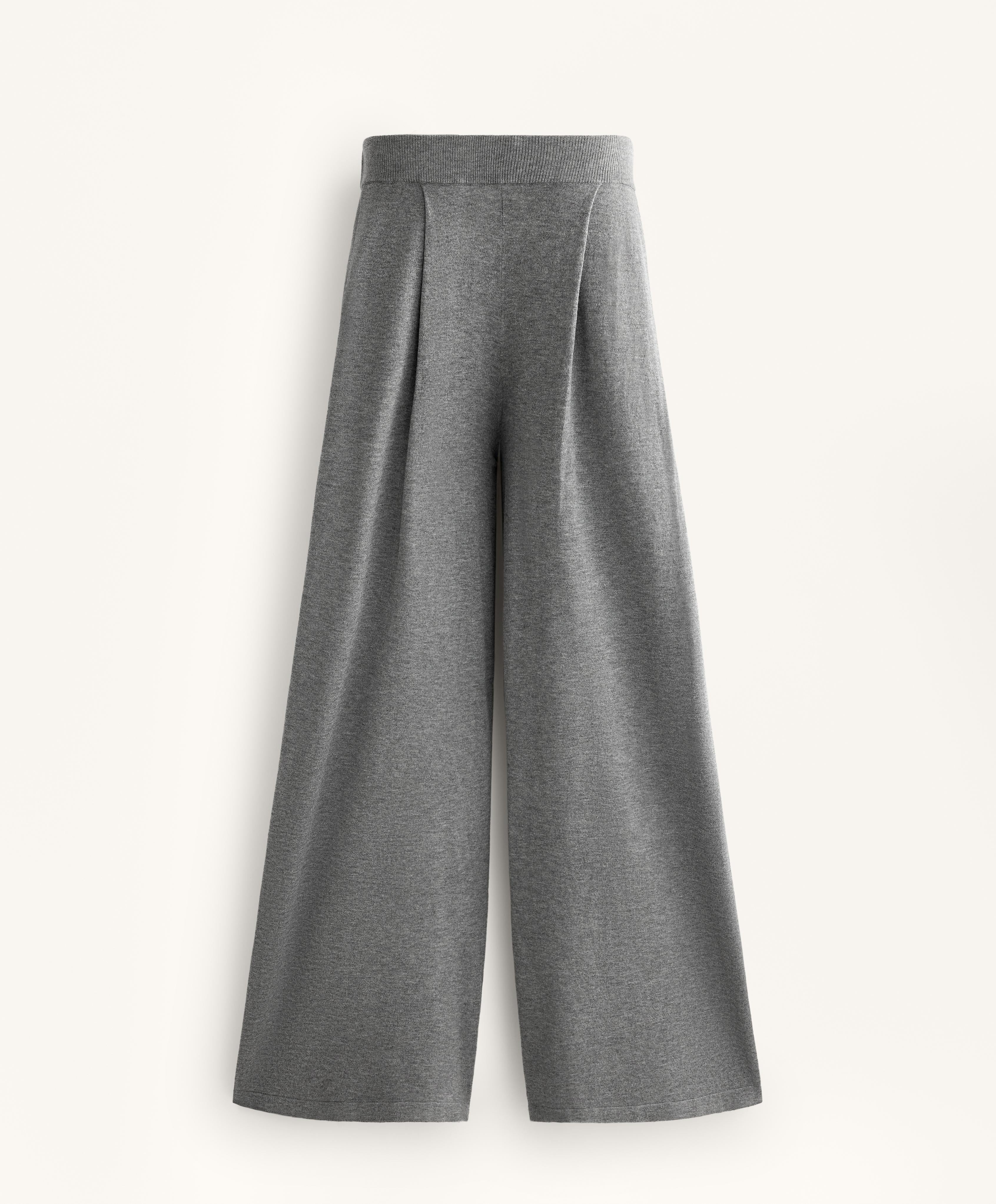 STRAIGHT FIT KNIT TROUSERS