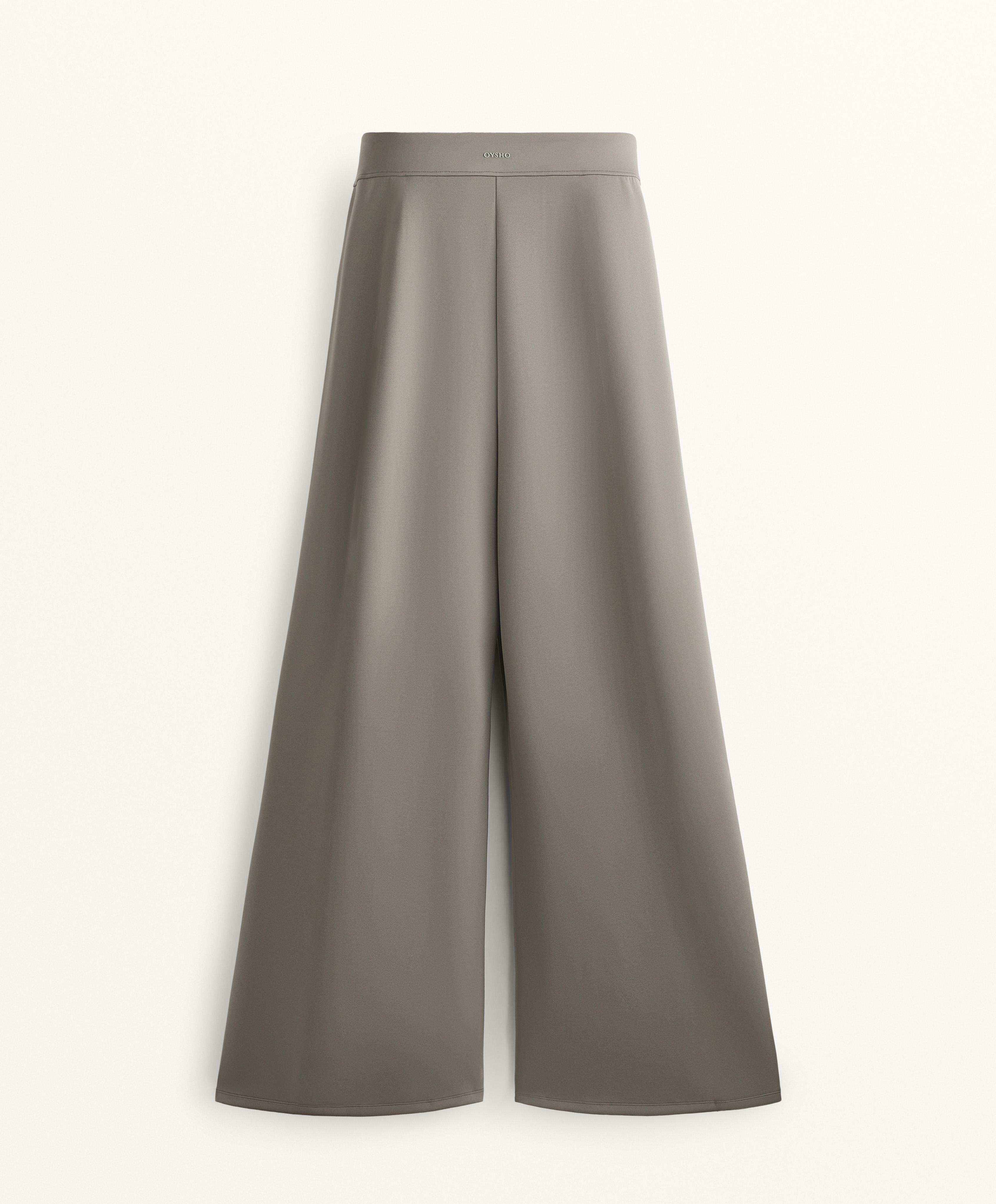 NEOPRENE EFFECT BALLOON TROUSERS