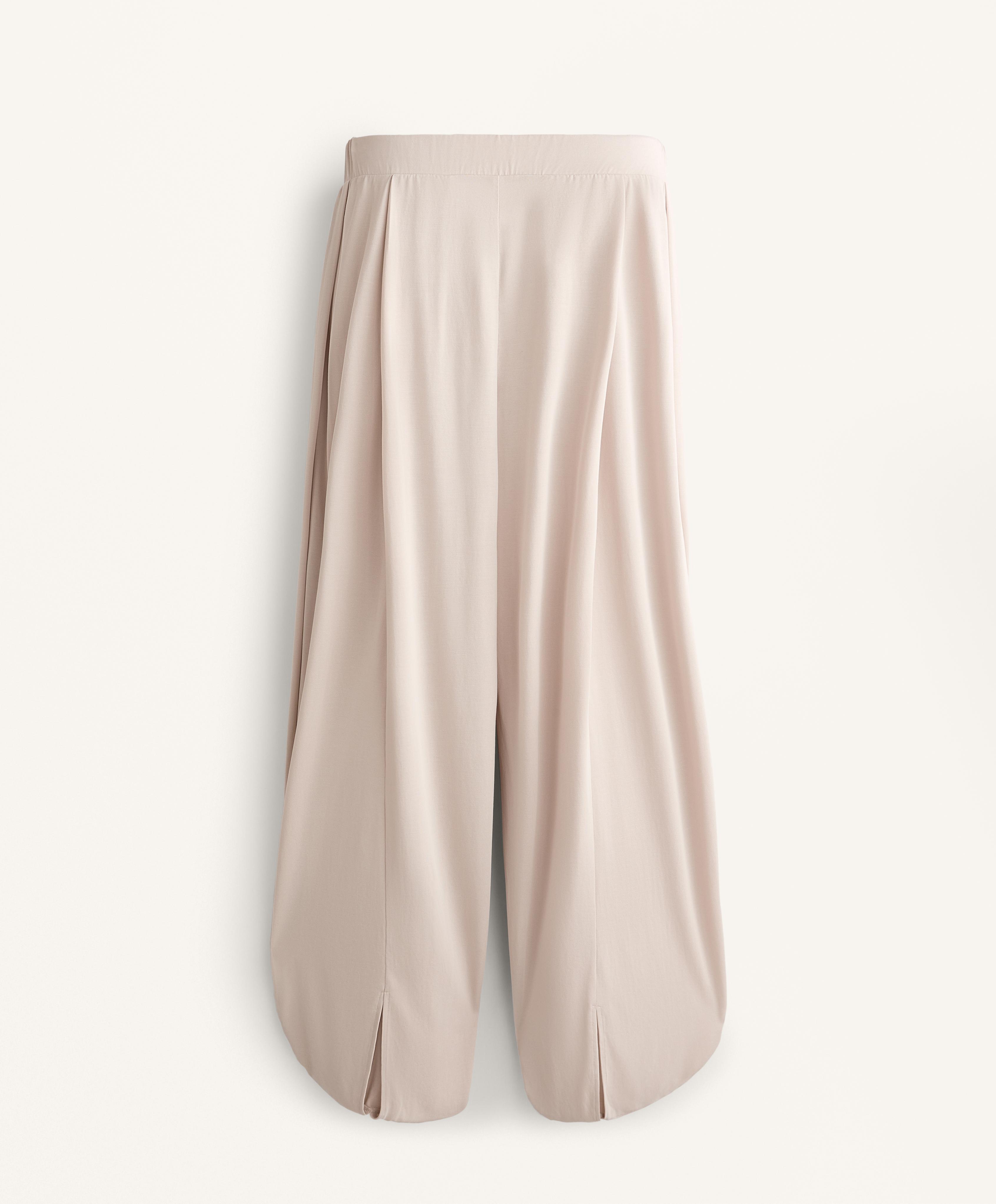 MODAL BLEND FLOWY BALLOON TROUSERS