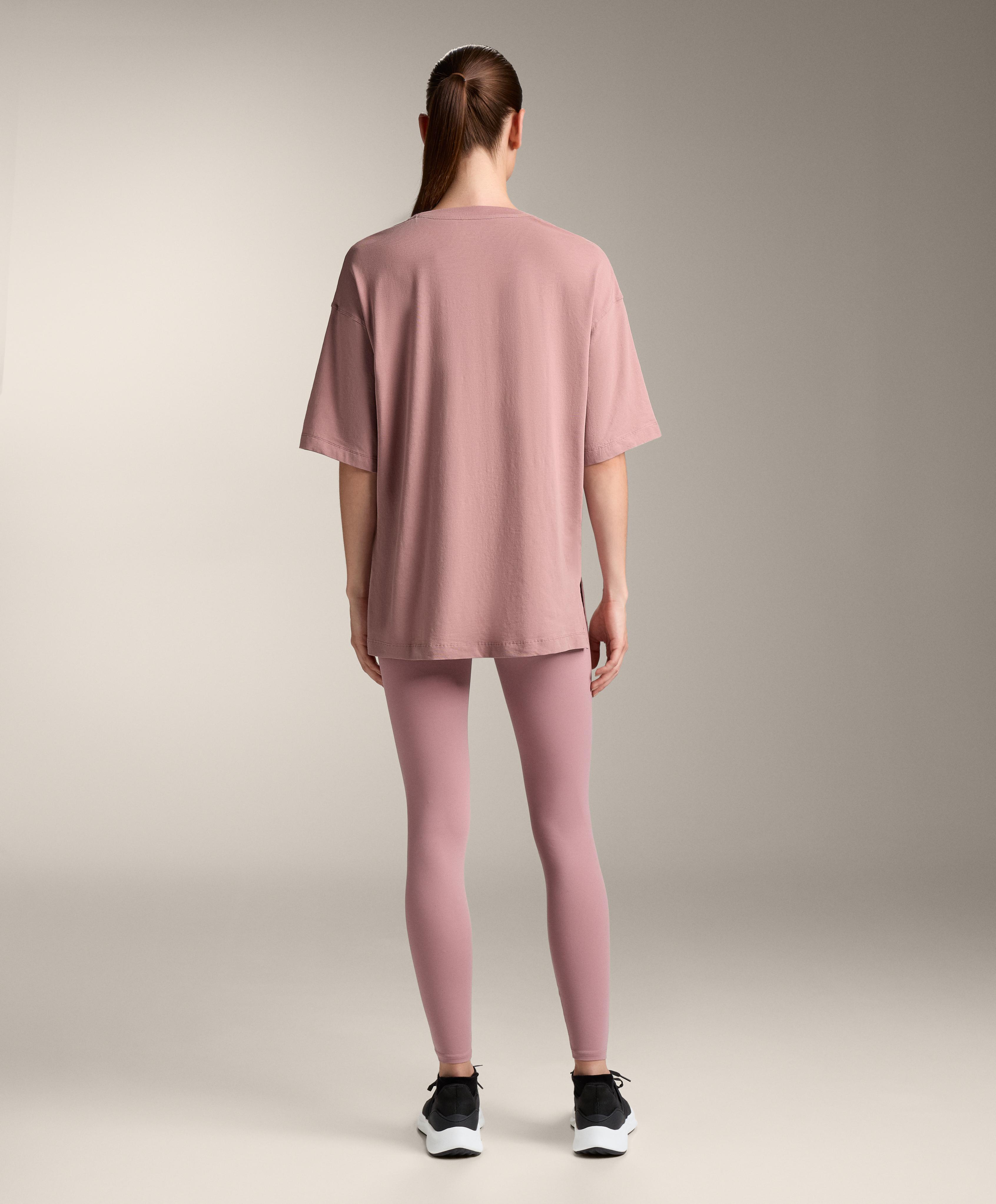 SHORT SLEEVE COTTON BLEND T SHIRT