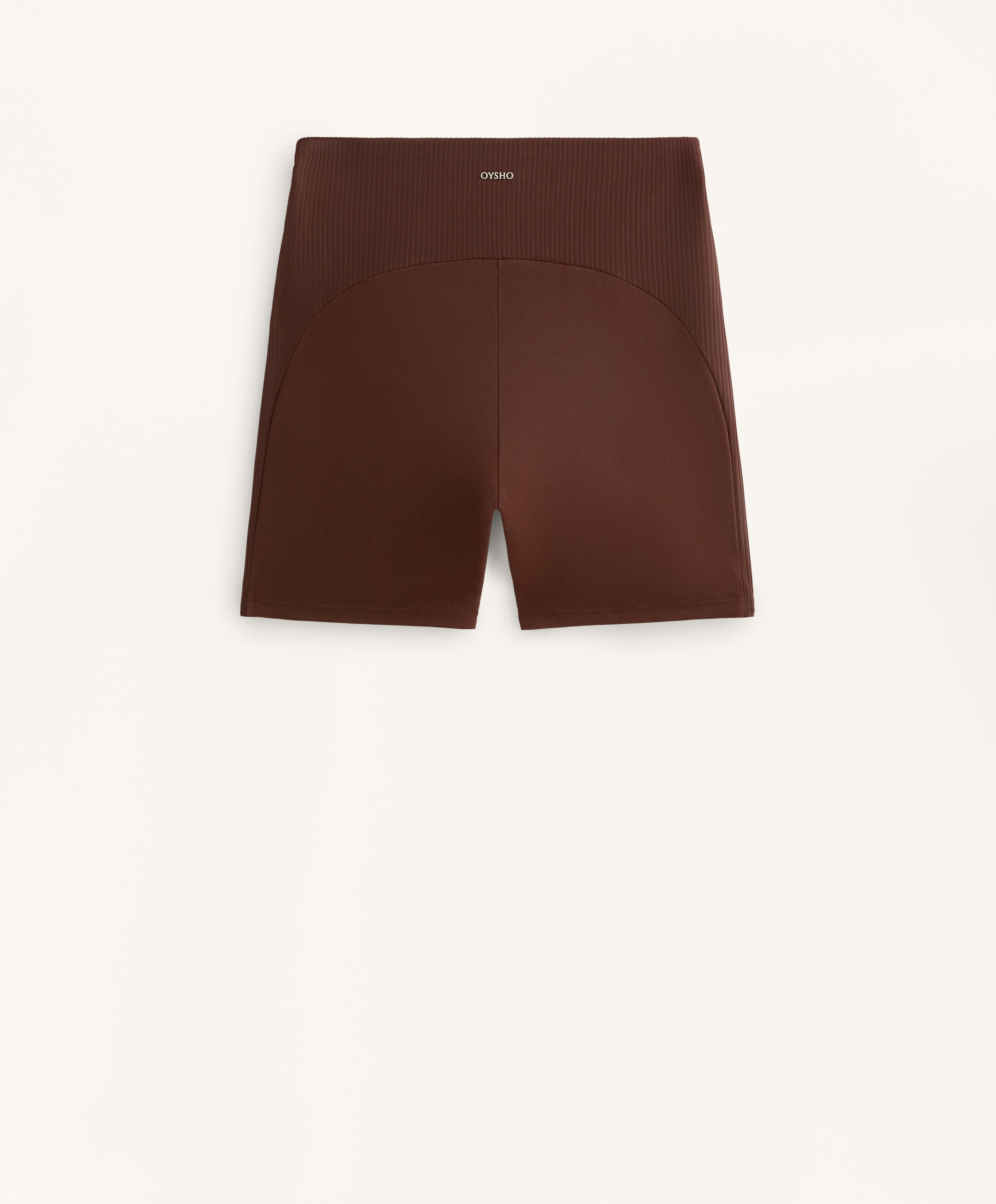 COMFORTLUX HIGH RISE 10CM RIB HOT PANTS