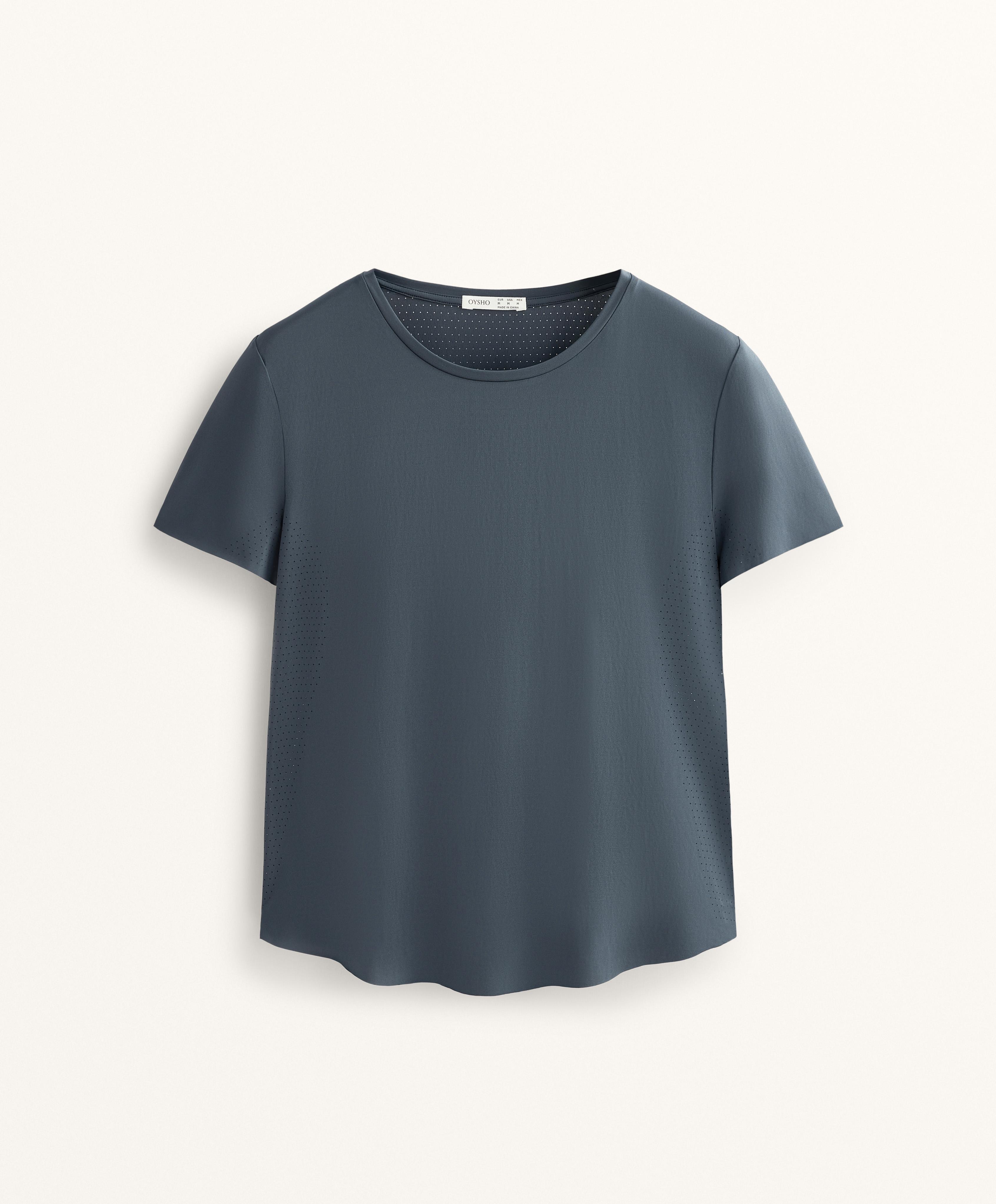 MICROPERFORATED SHORT SLEEVED TECHNICAL T SHIRT