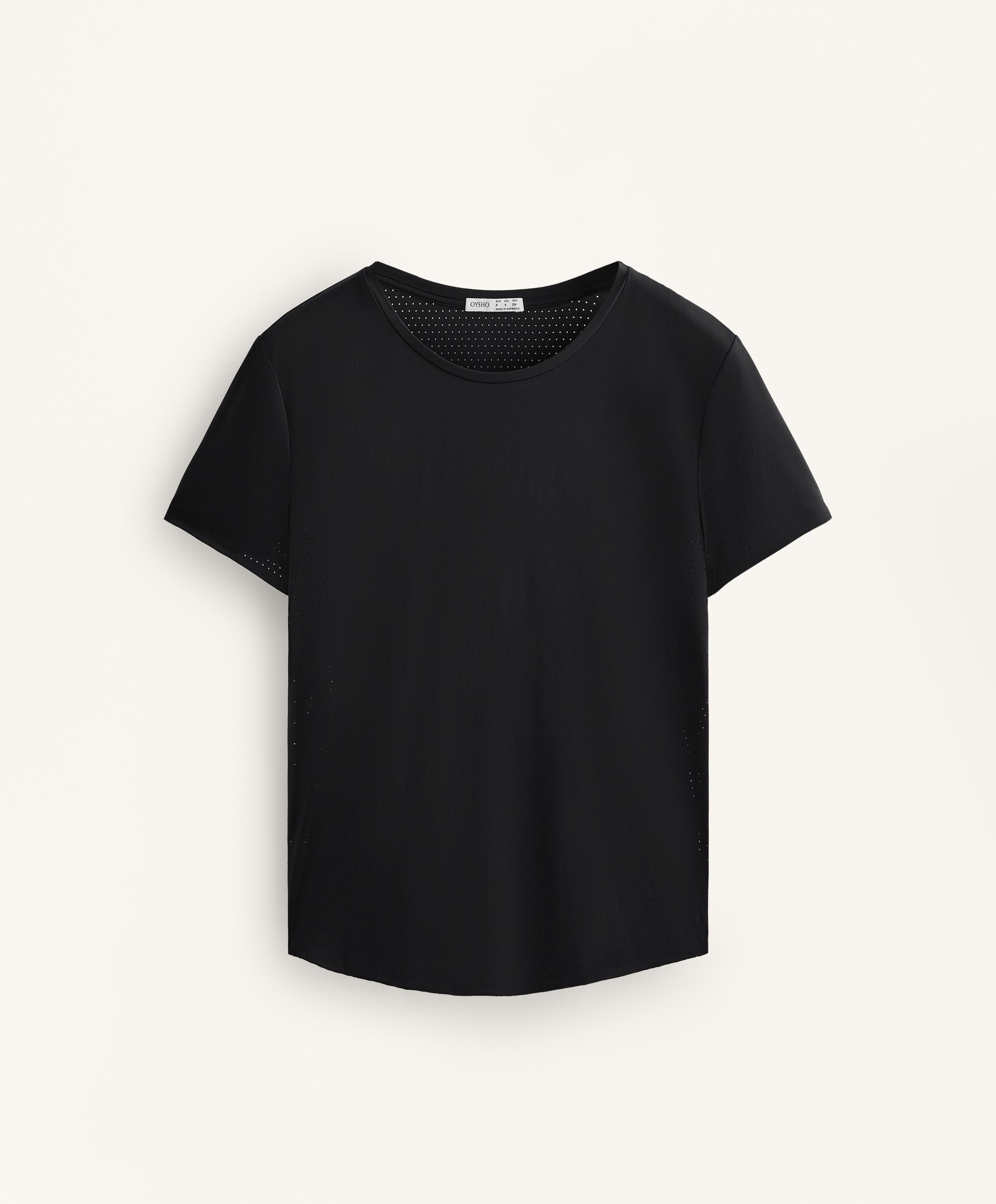 MICROPERFORATED SHORT SLEEVED TECHNICAL T SHIRT