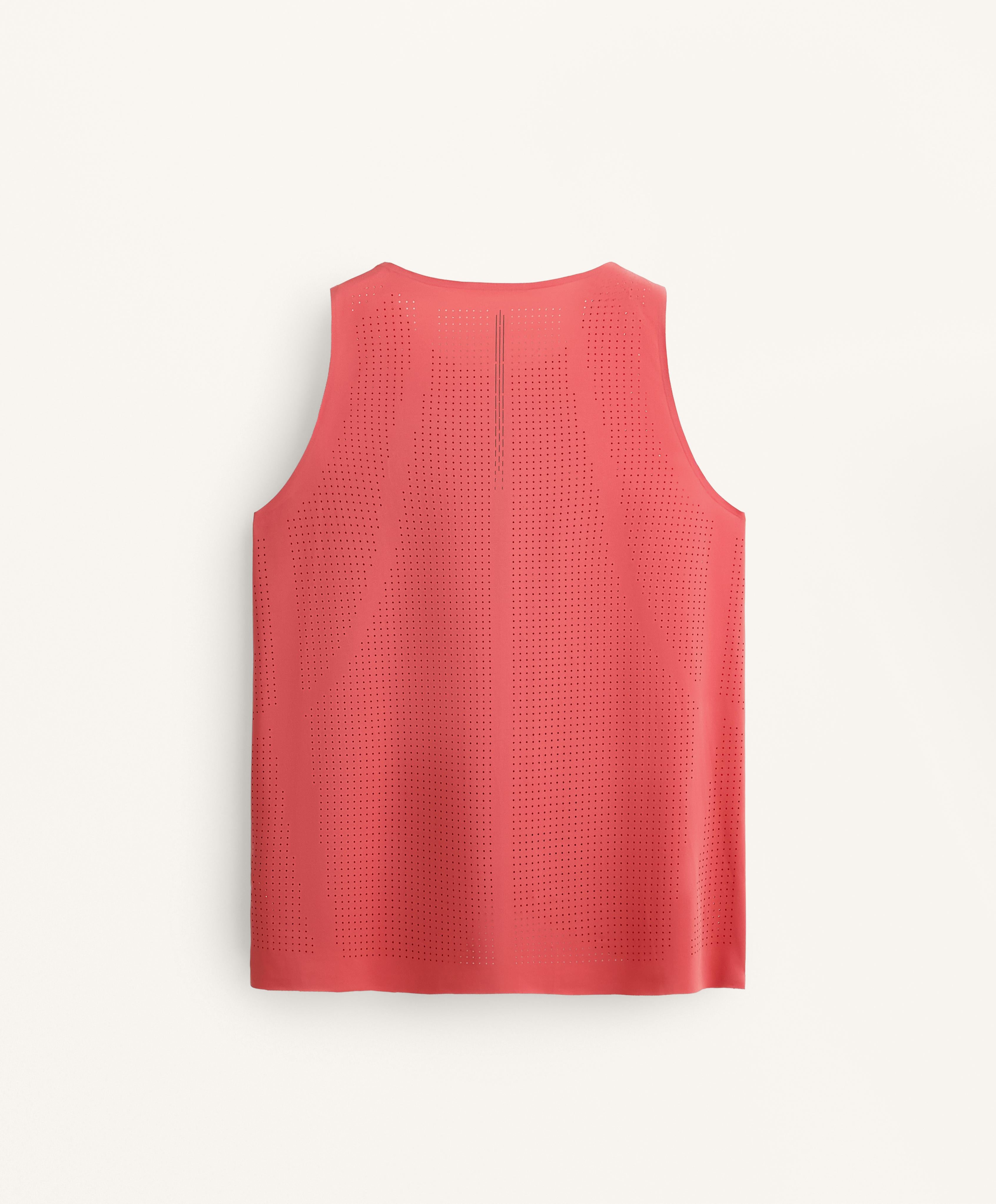 MICROPERFORATED TECHNICAL SLEEVELESS T SHIRT