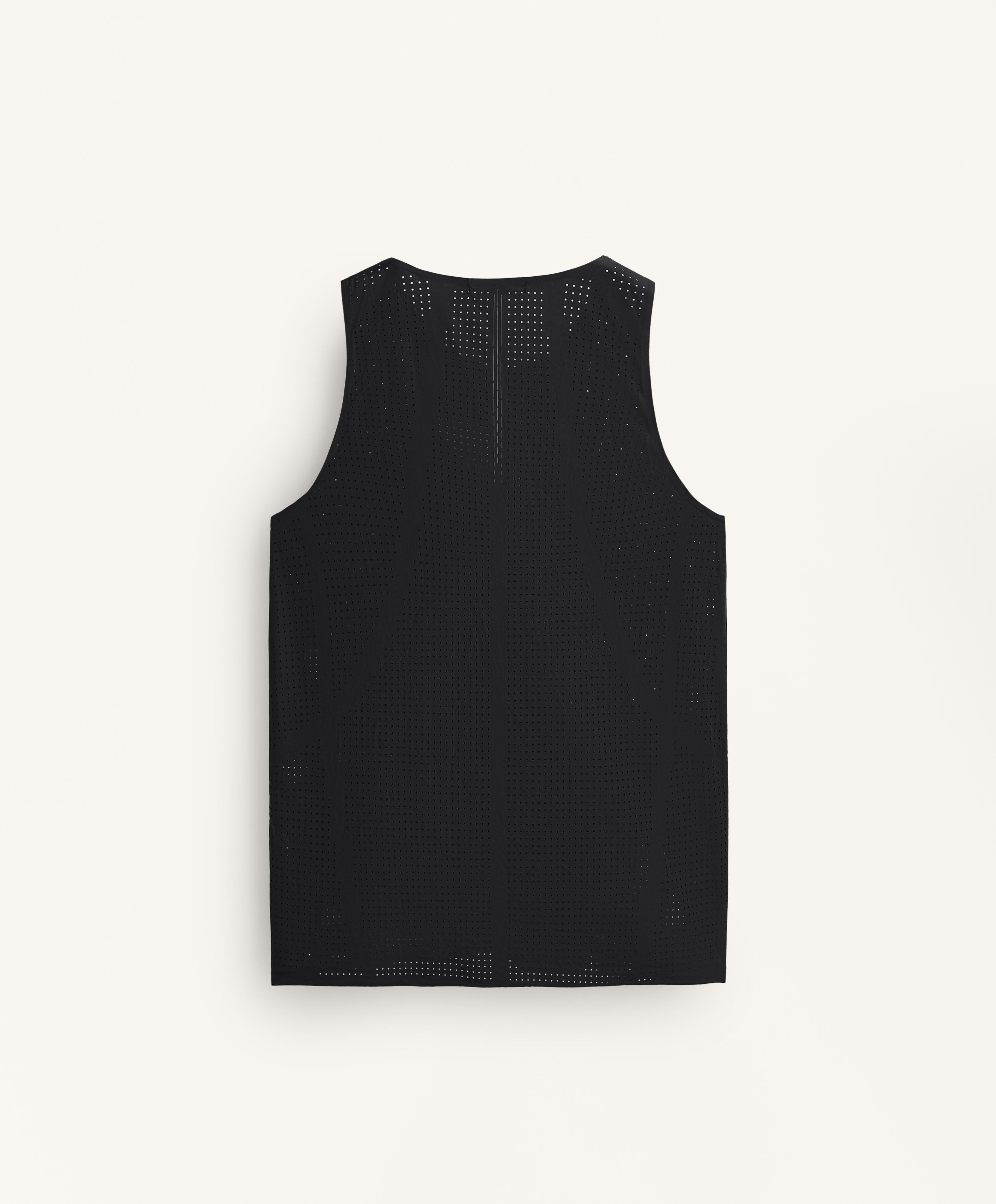 MICROPERFORATED TECHNICAL SLEEVELESS T SHIRT