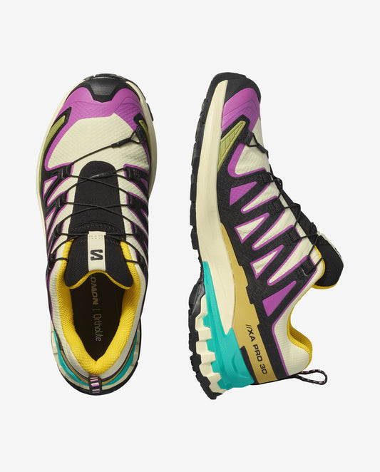 XA PRO 3D V9 GORE TEX TRANSPARENT YELLOW / BLACK WOMEN