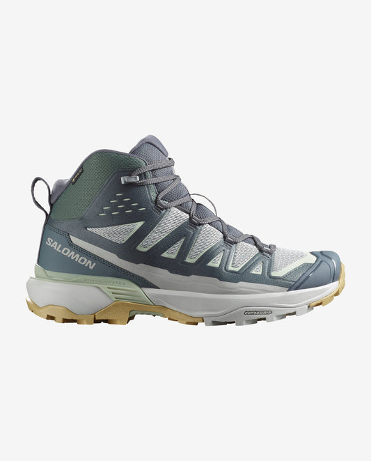 X ULTRA 360 EDGE MID GORE TEX GRAY VIOLET / TURBULENCE MEN