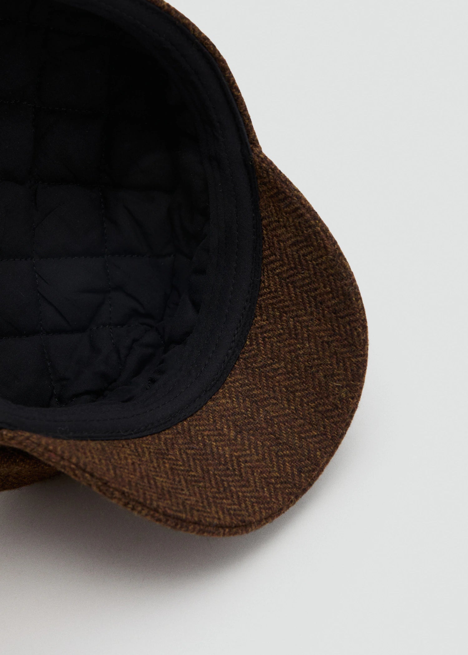 Wool Baker Cap Brown