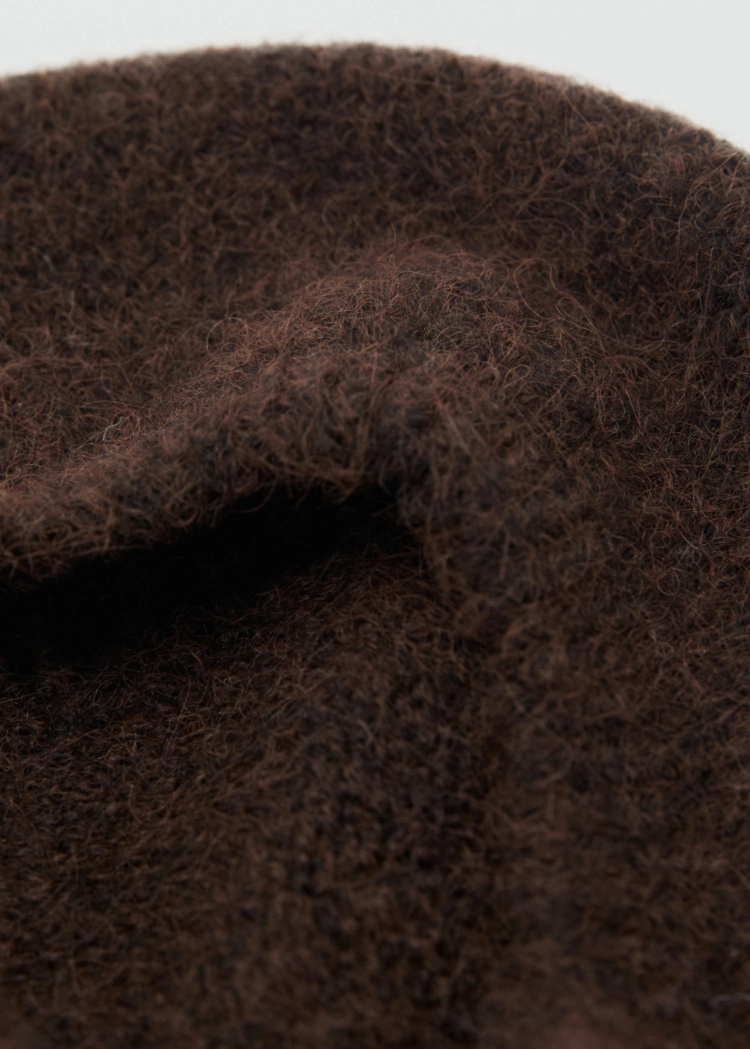 Striped Beret Chocolate