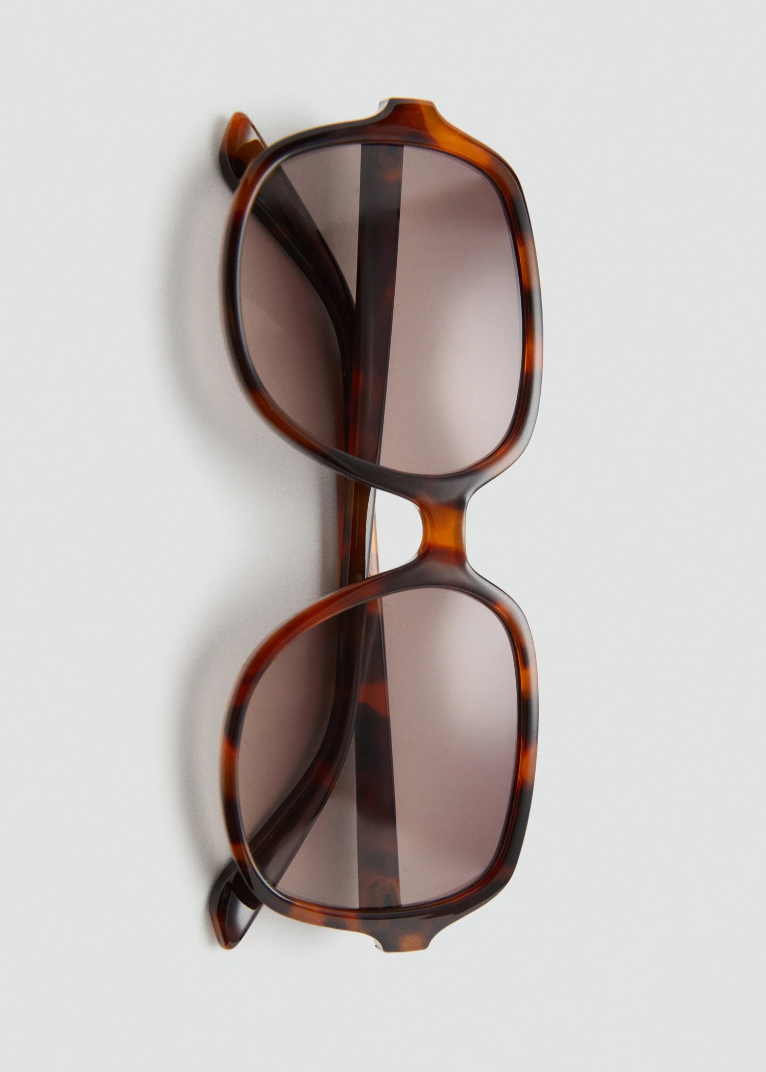 Squared Frame Sunglasses Chocolate