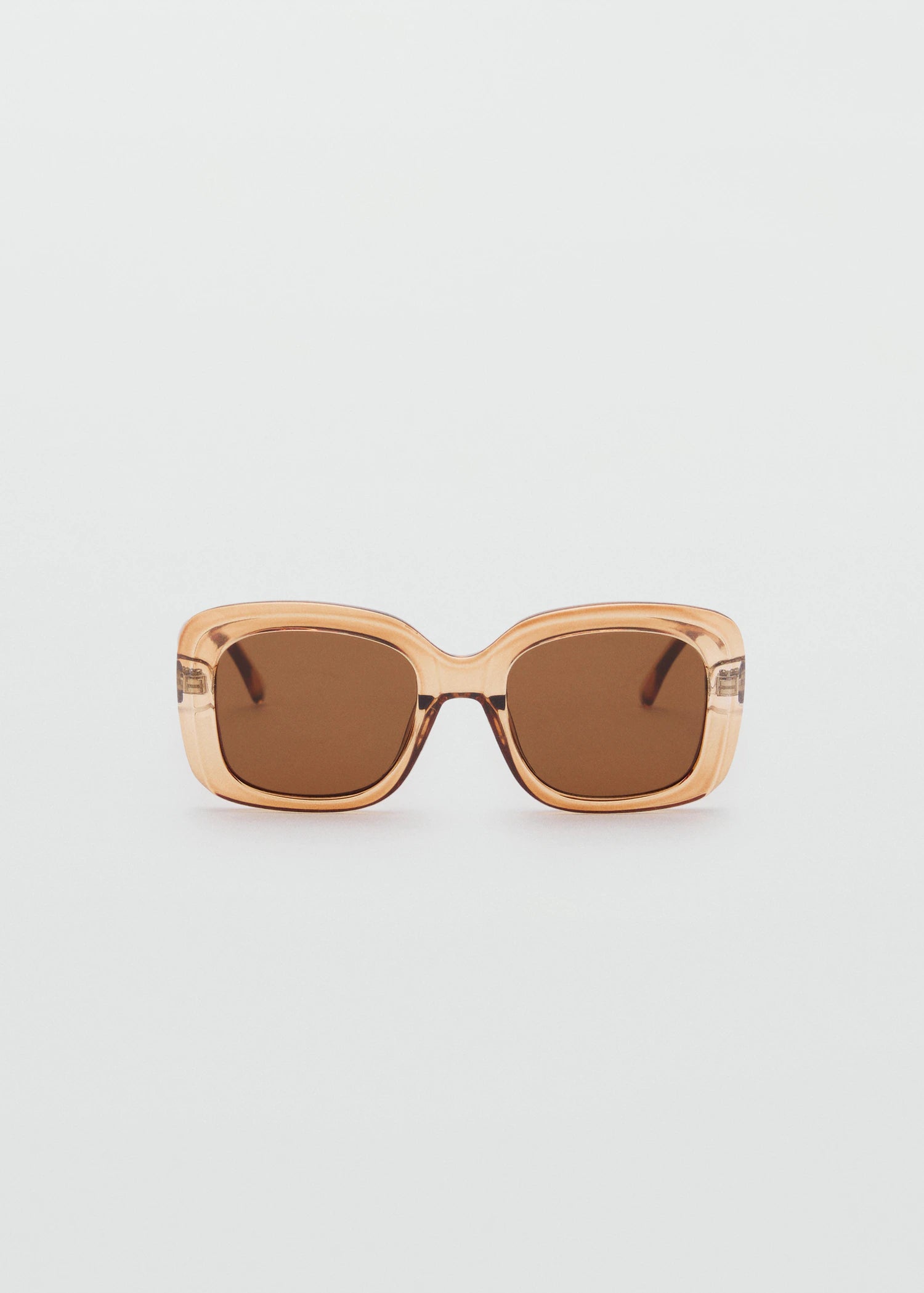 Squared Frame Sunglasses Peach
