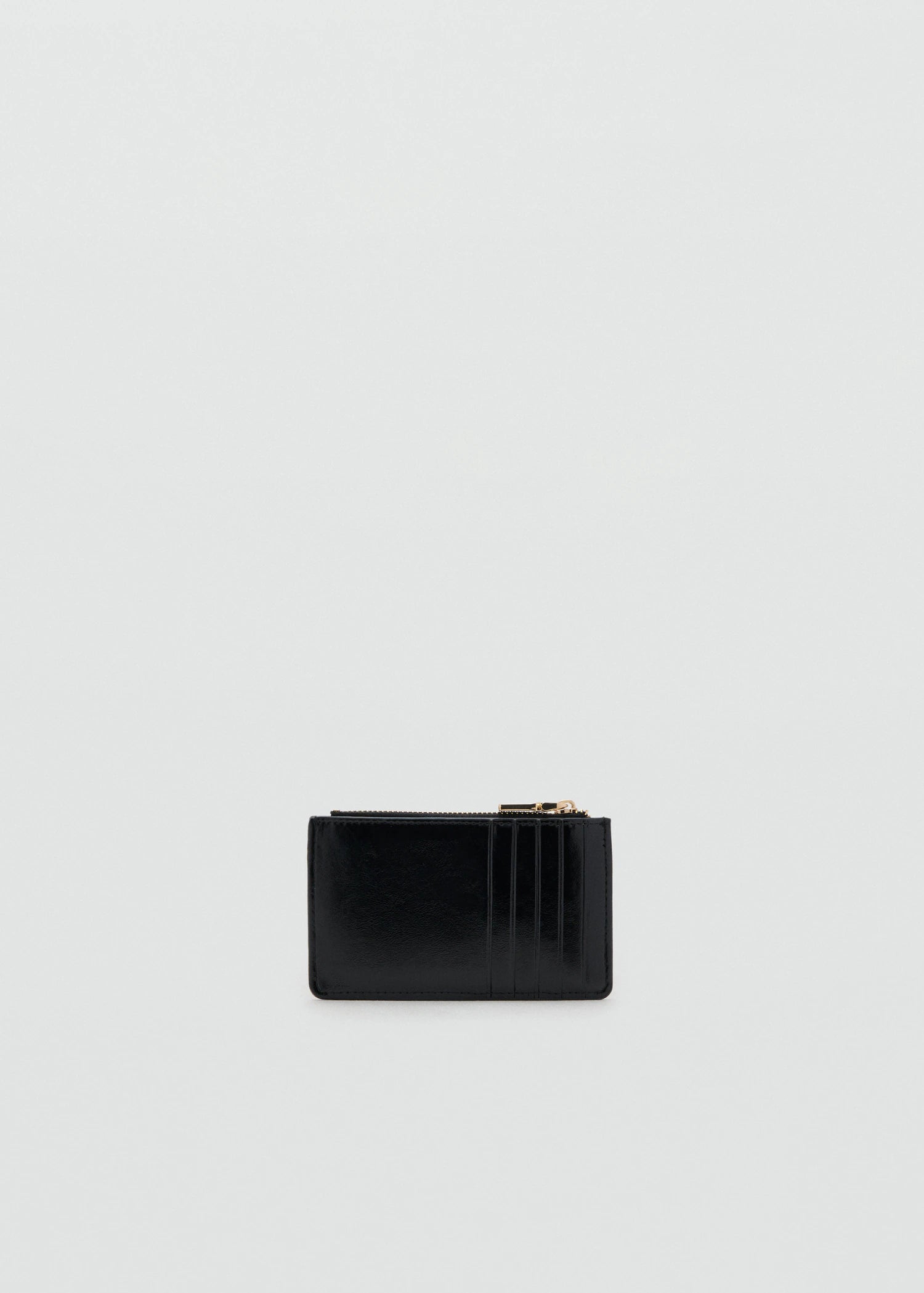 Small Quilted Wallet Black