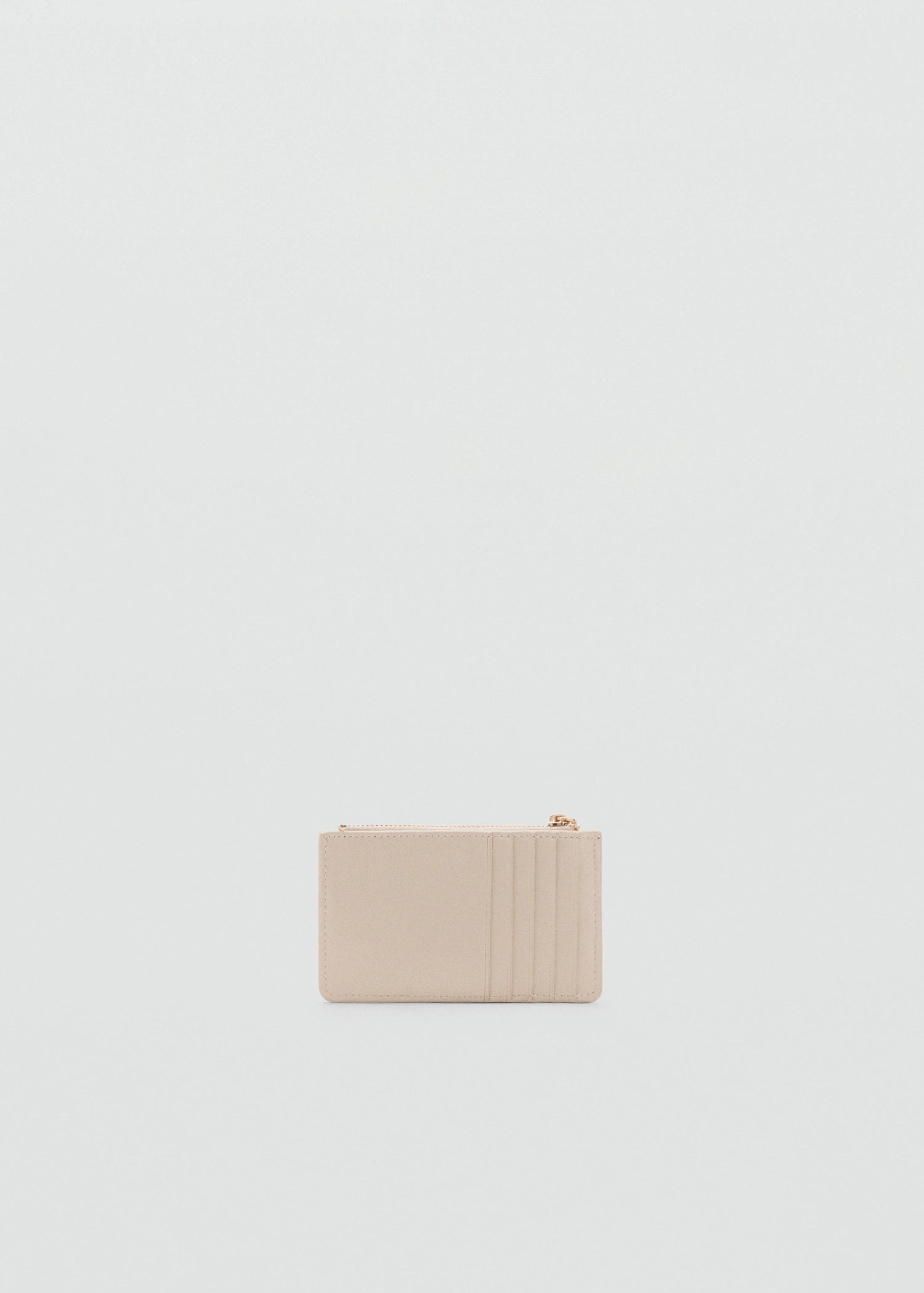 Small Quilted Wallet Off White