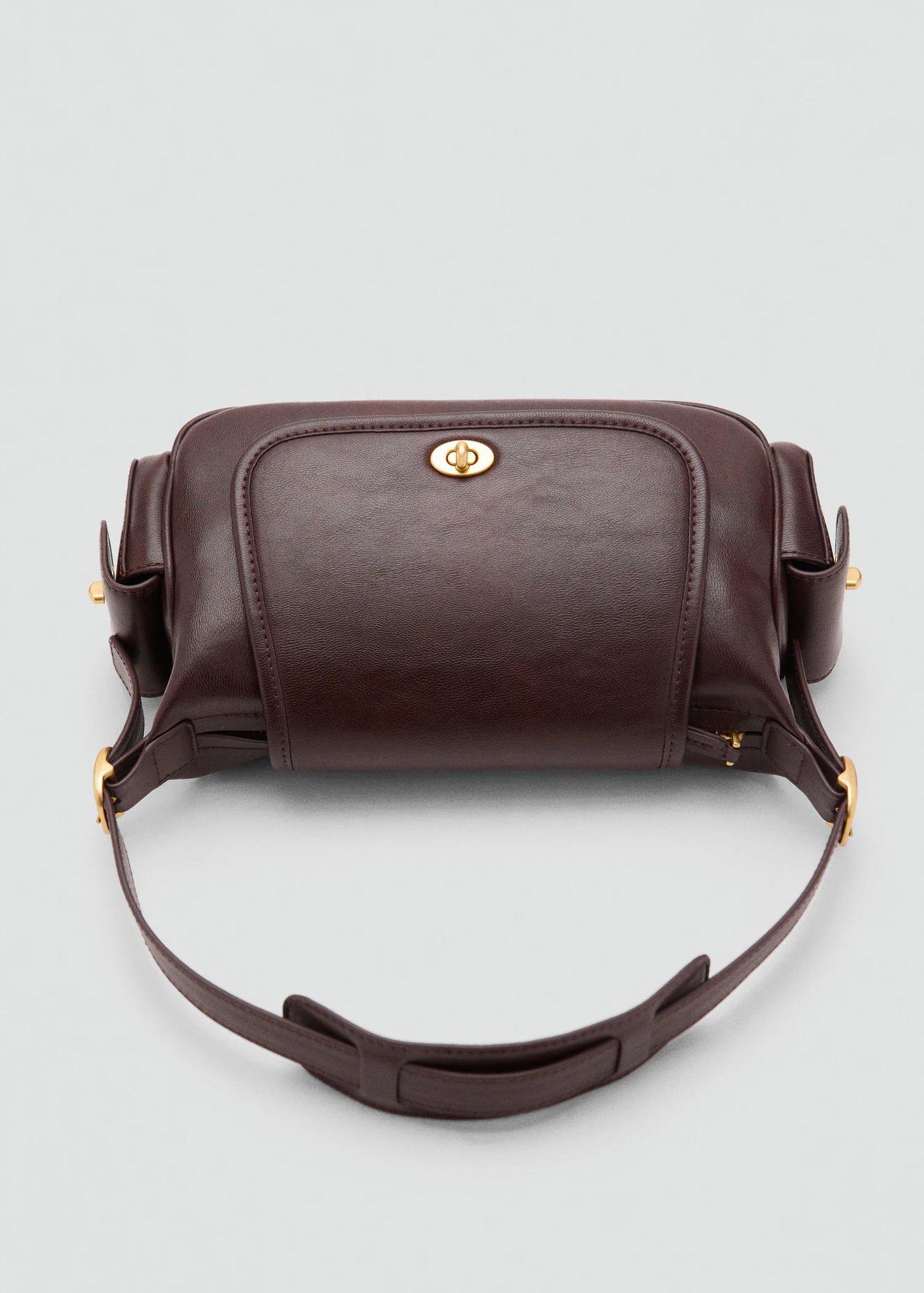 Shoulder Bag With Pockets Chocolate