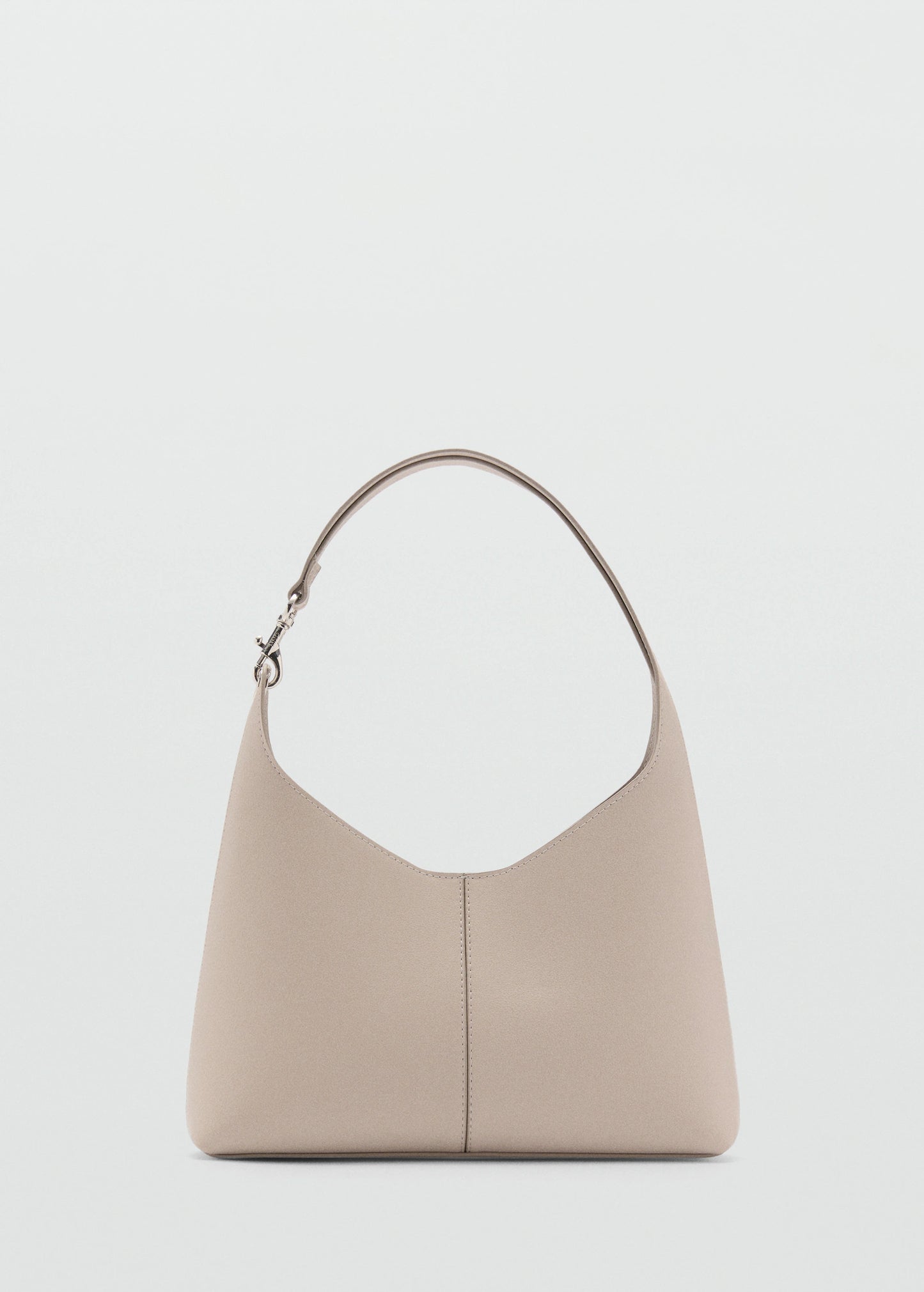 Shopper Bag With Metallic Detail Light/Pastel Grey