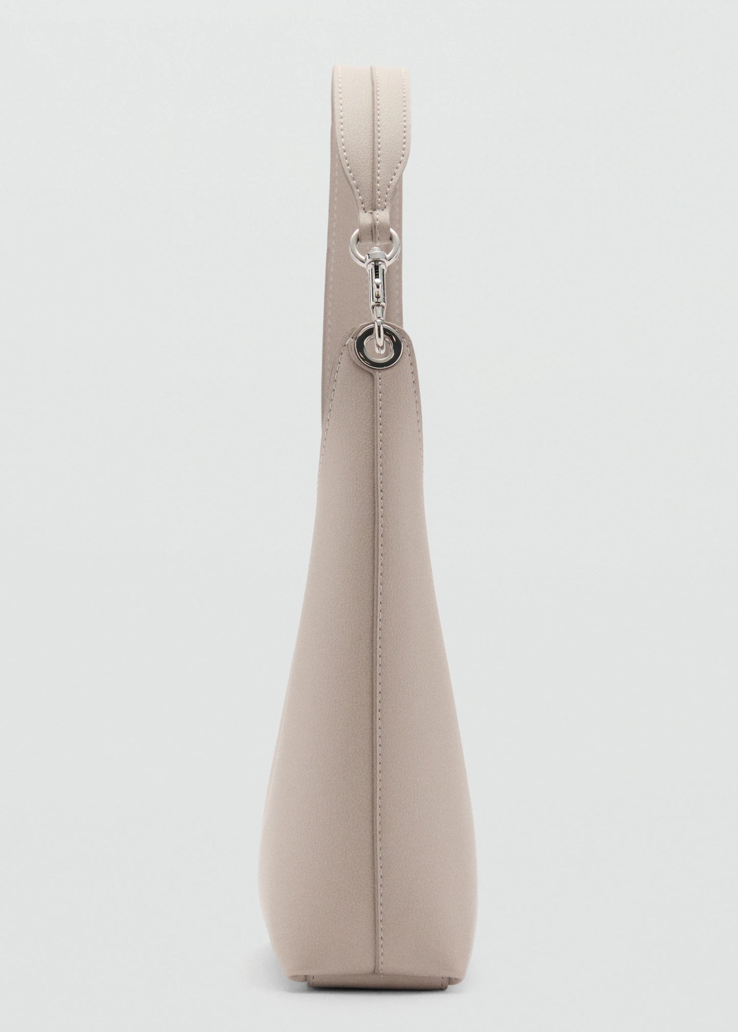 Shopper Bag With Metallic Detail Light/Pastel Grey