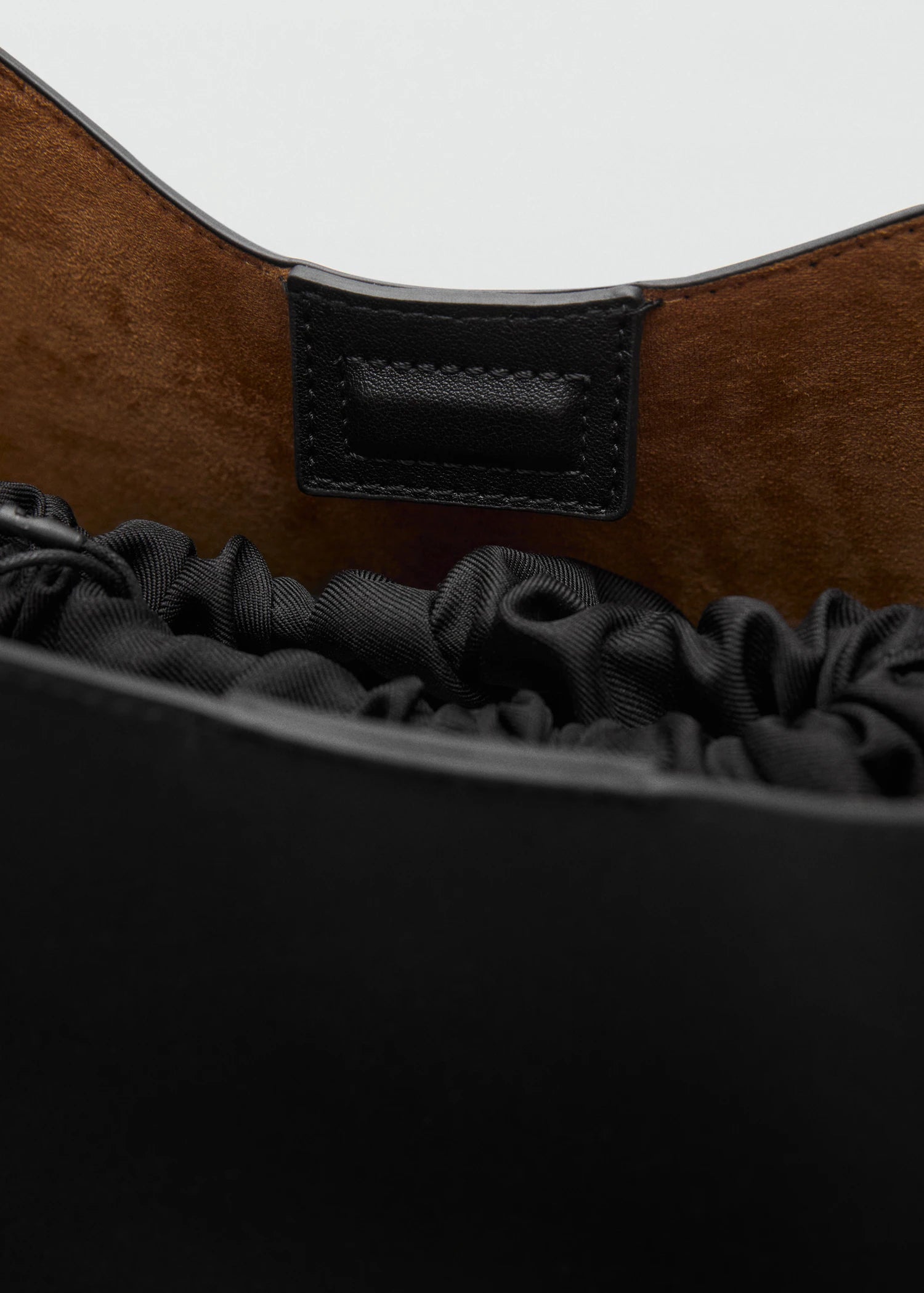 Shopper Bag With Buckle Black