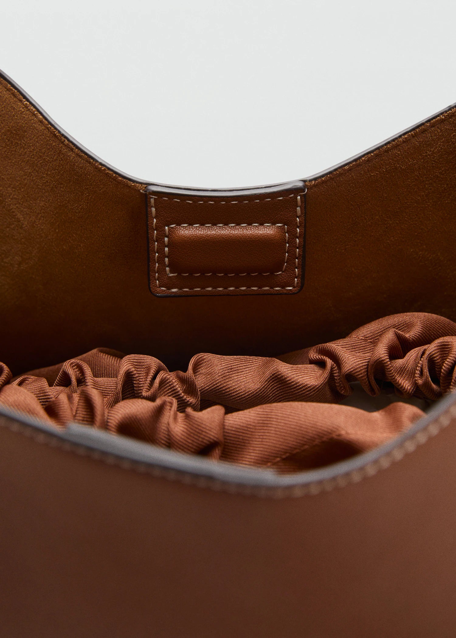 Shopper Bag With Buckle Leather