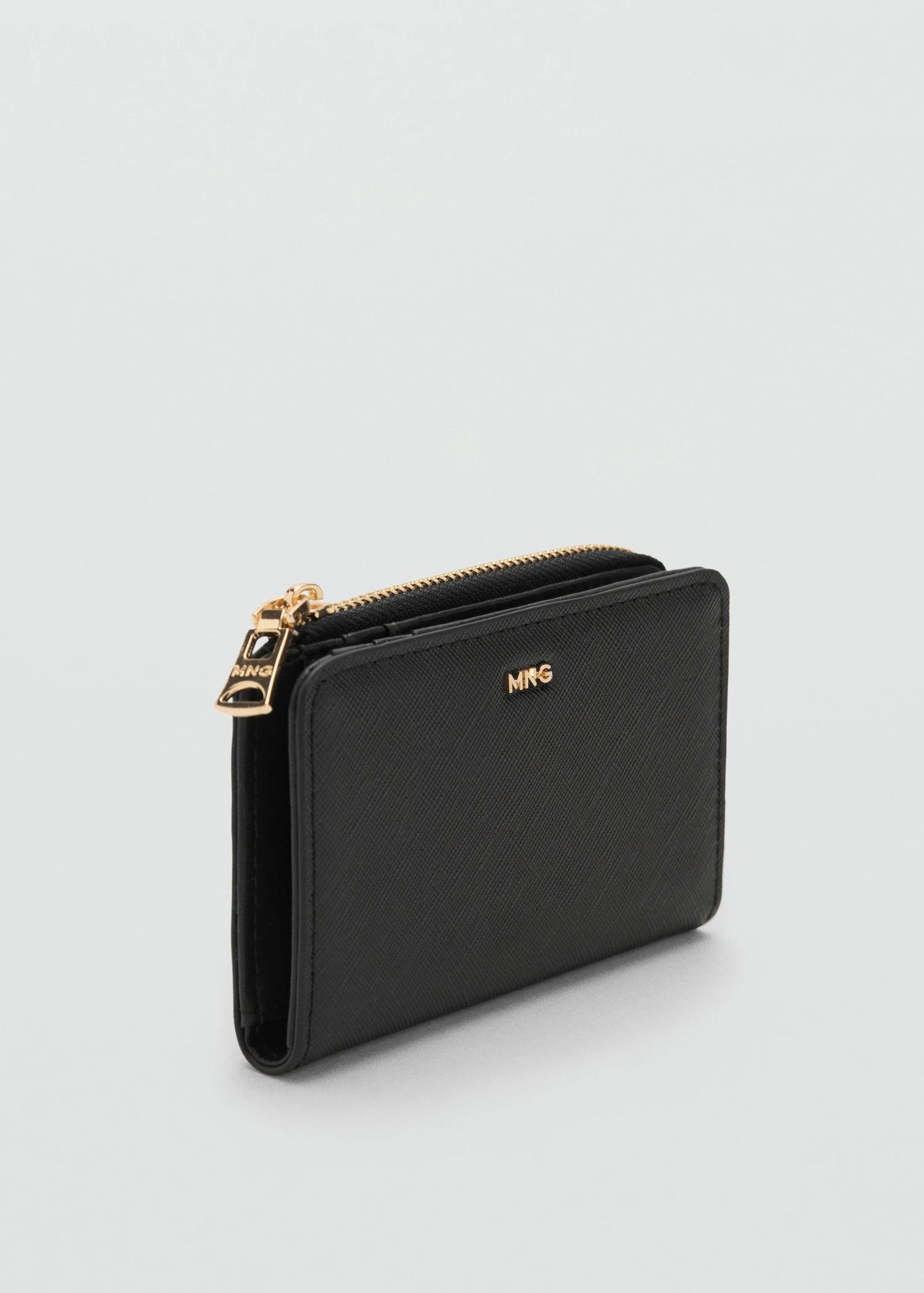 Safiano Effect Wallet With Flap Black