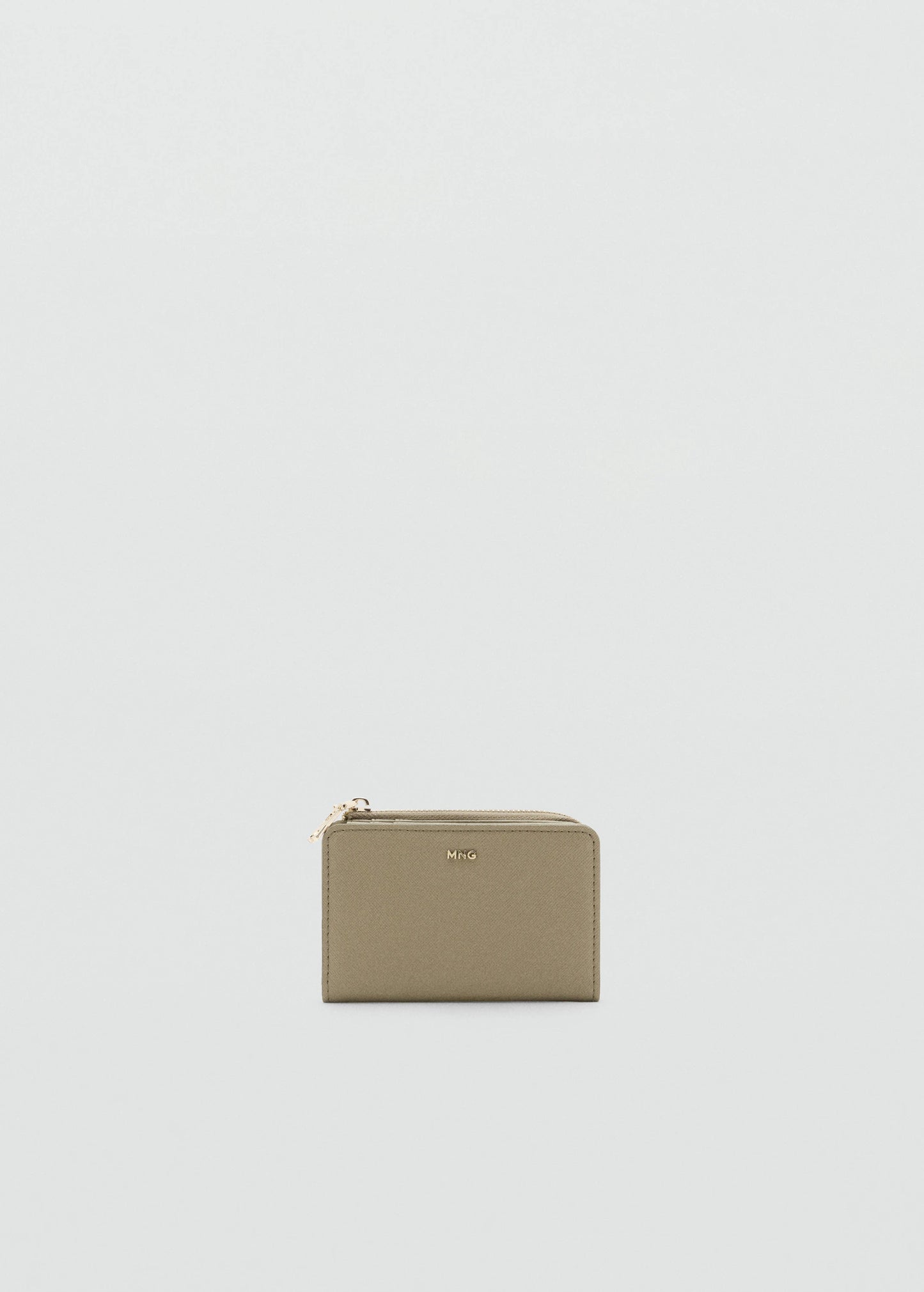 Safiano Effect Wallet With Flap Khaki