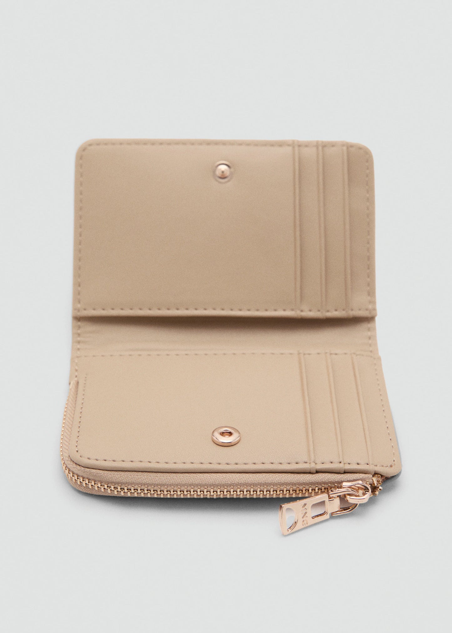 Safiano Effect Wallet With Flap Vanilla