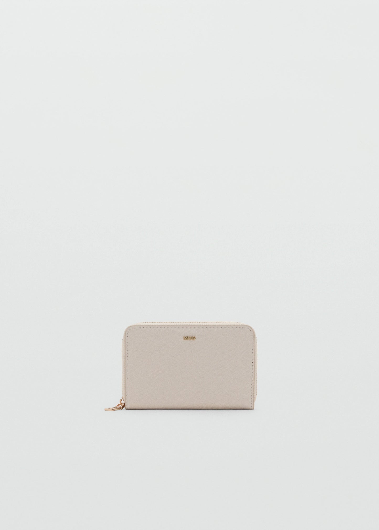 Saffiano Effect Wallet Off White