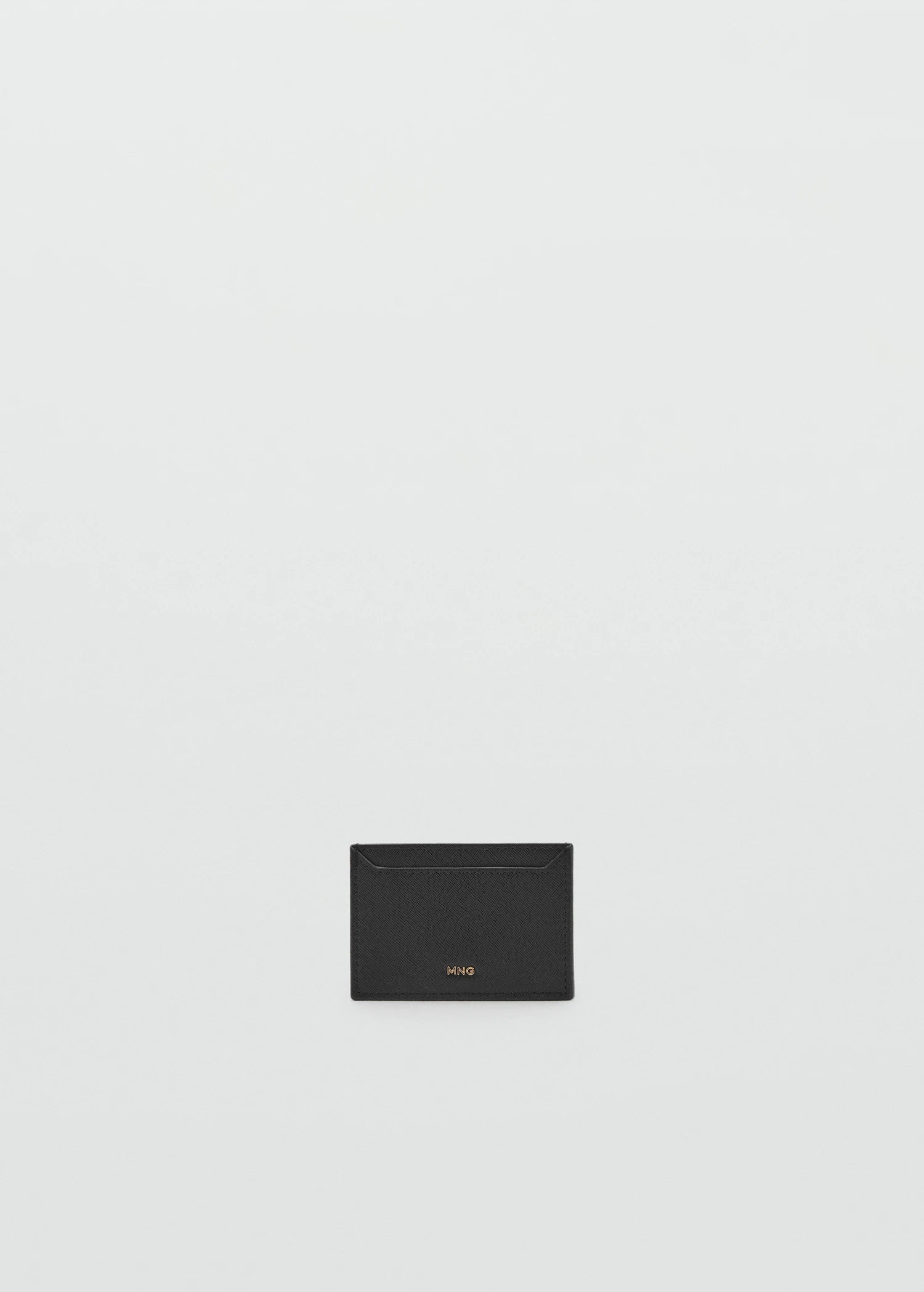 Saffiano Effect Cardholder Black