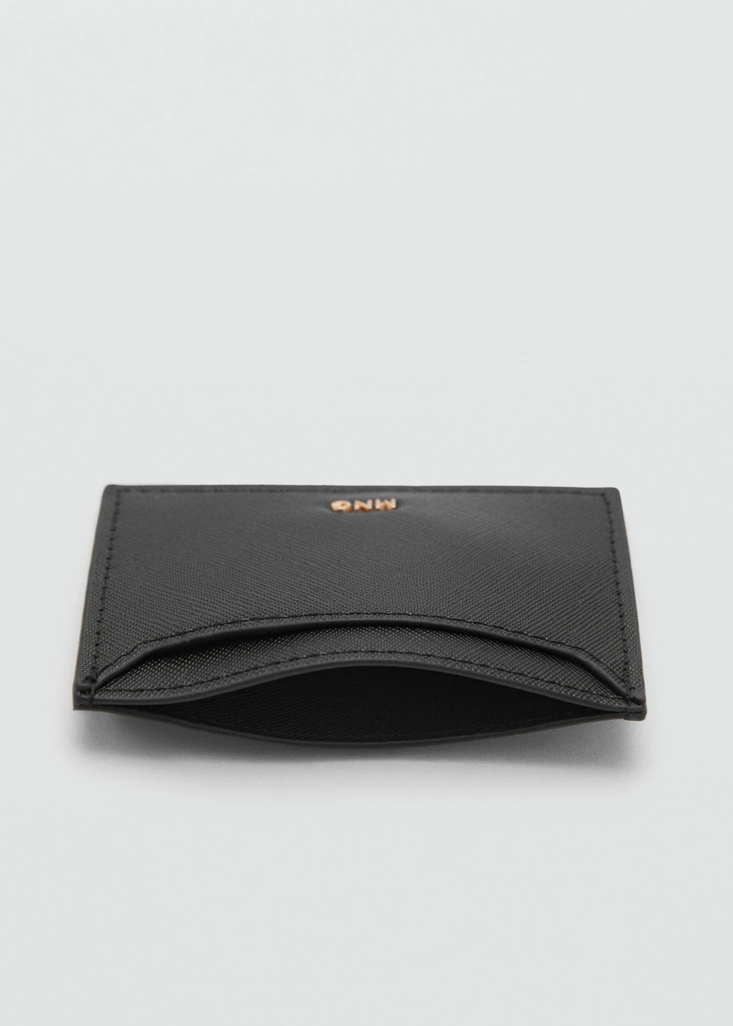 Saffiano Effect Cardholder Black