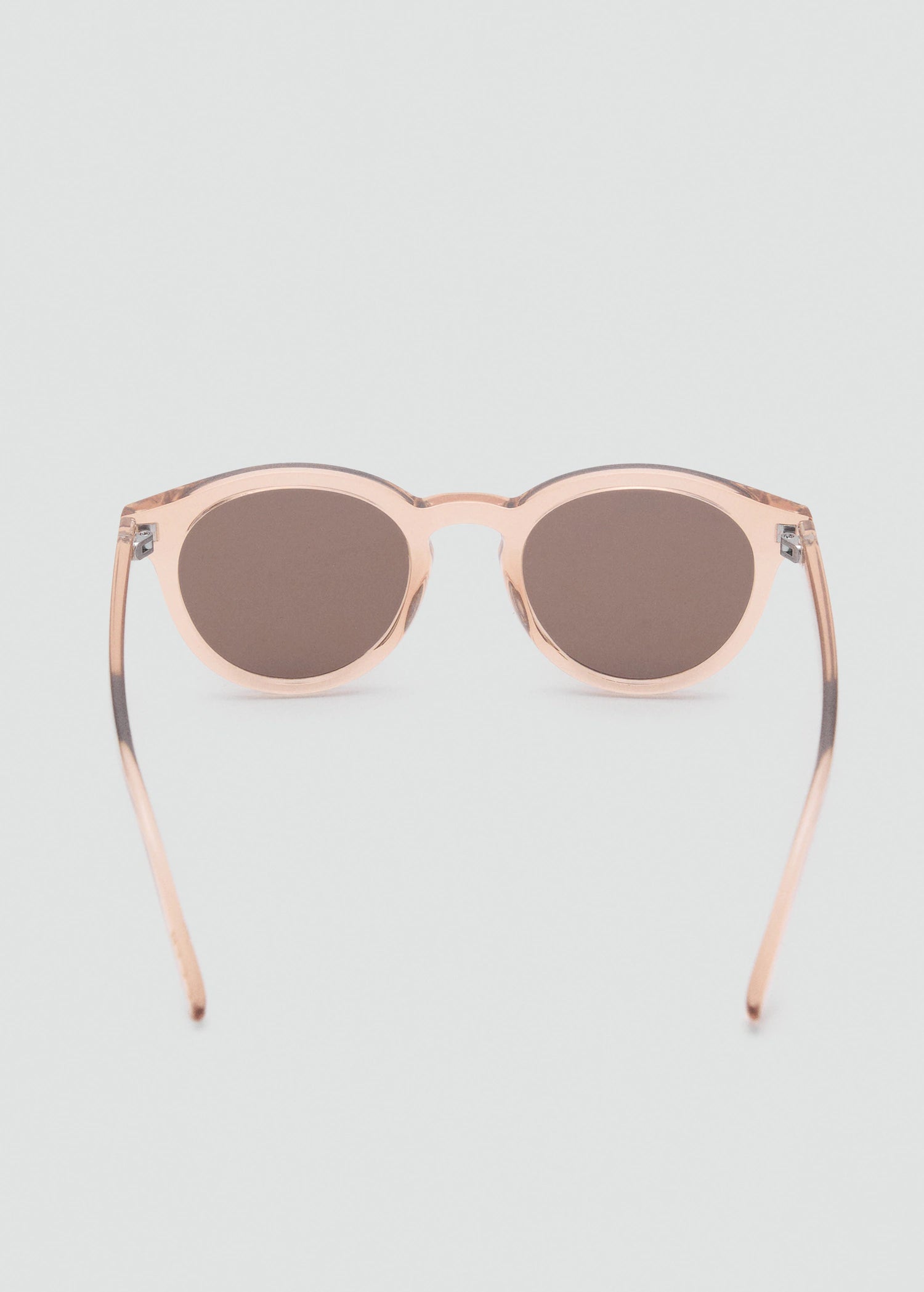 Round Framed Sunglasses Pastel Pink