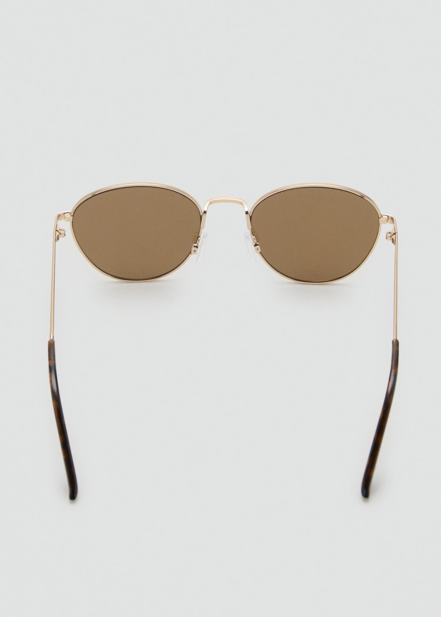 Round Metal Frame Sunglasses Gold