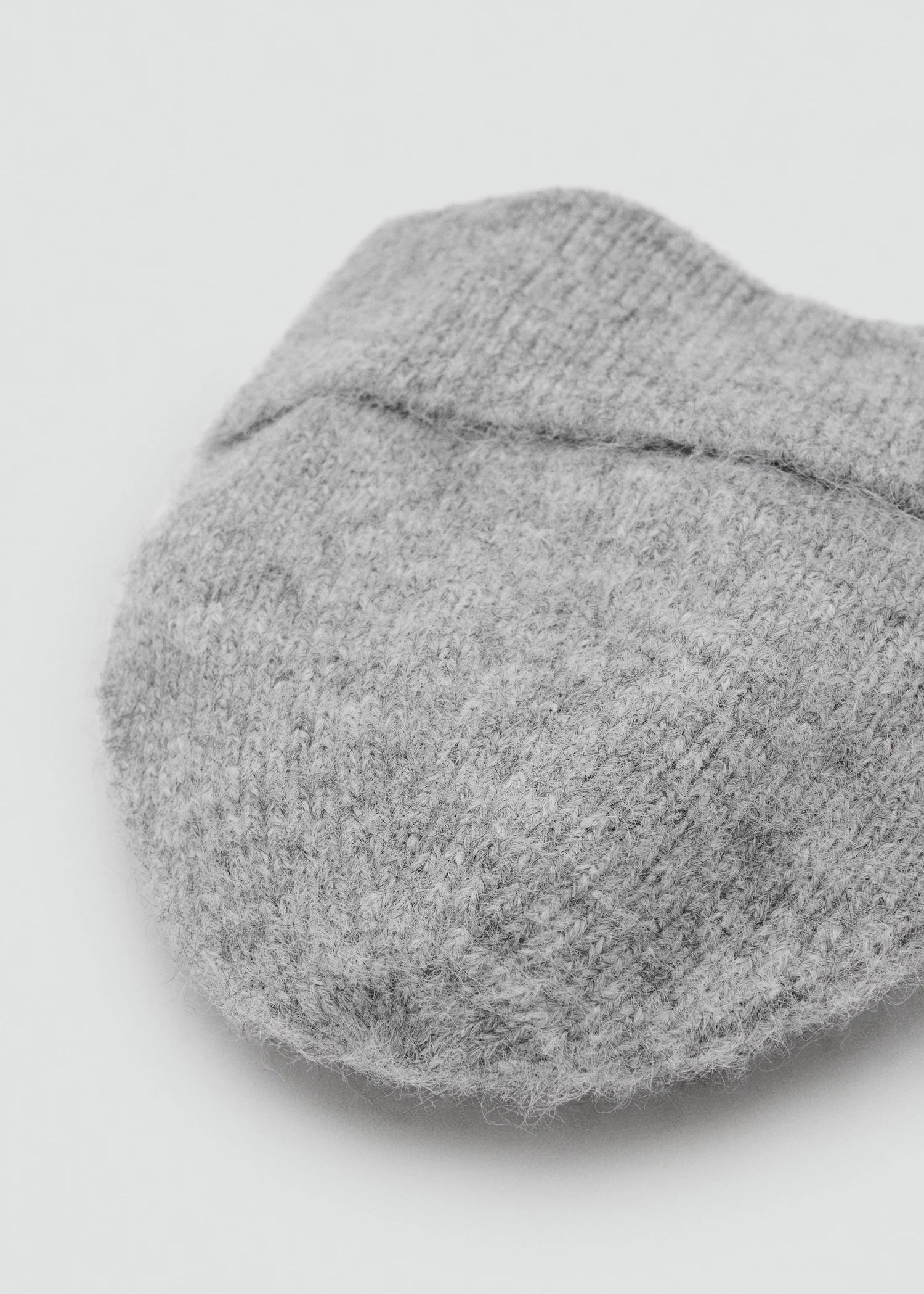 Rib Knit Cap Medium Heather Grey