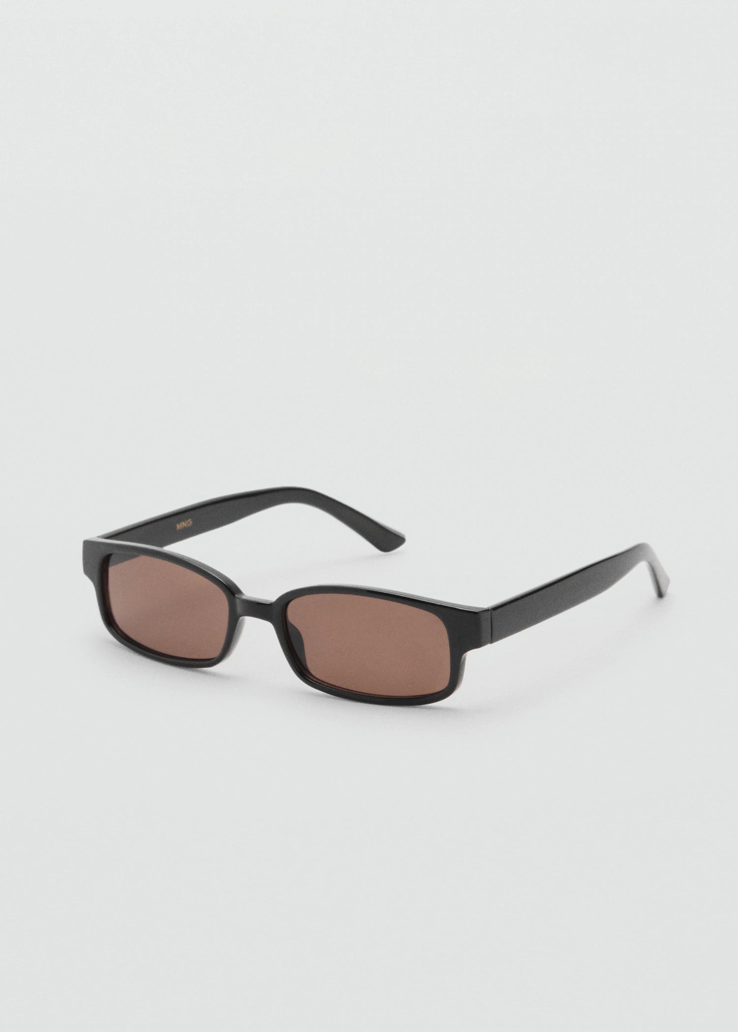 Rectangular Frame Sunglasses Black