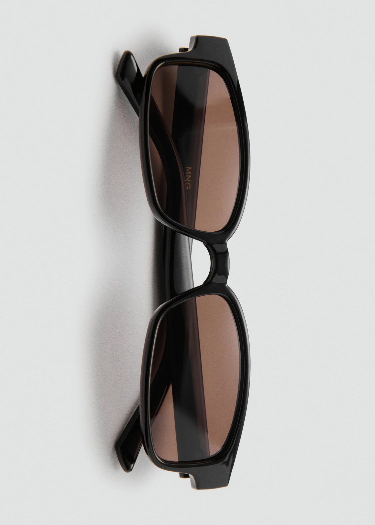 Rectangular Frame Sunglasses Black