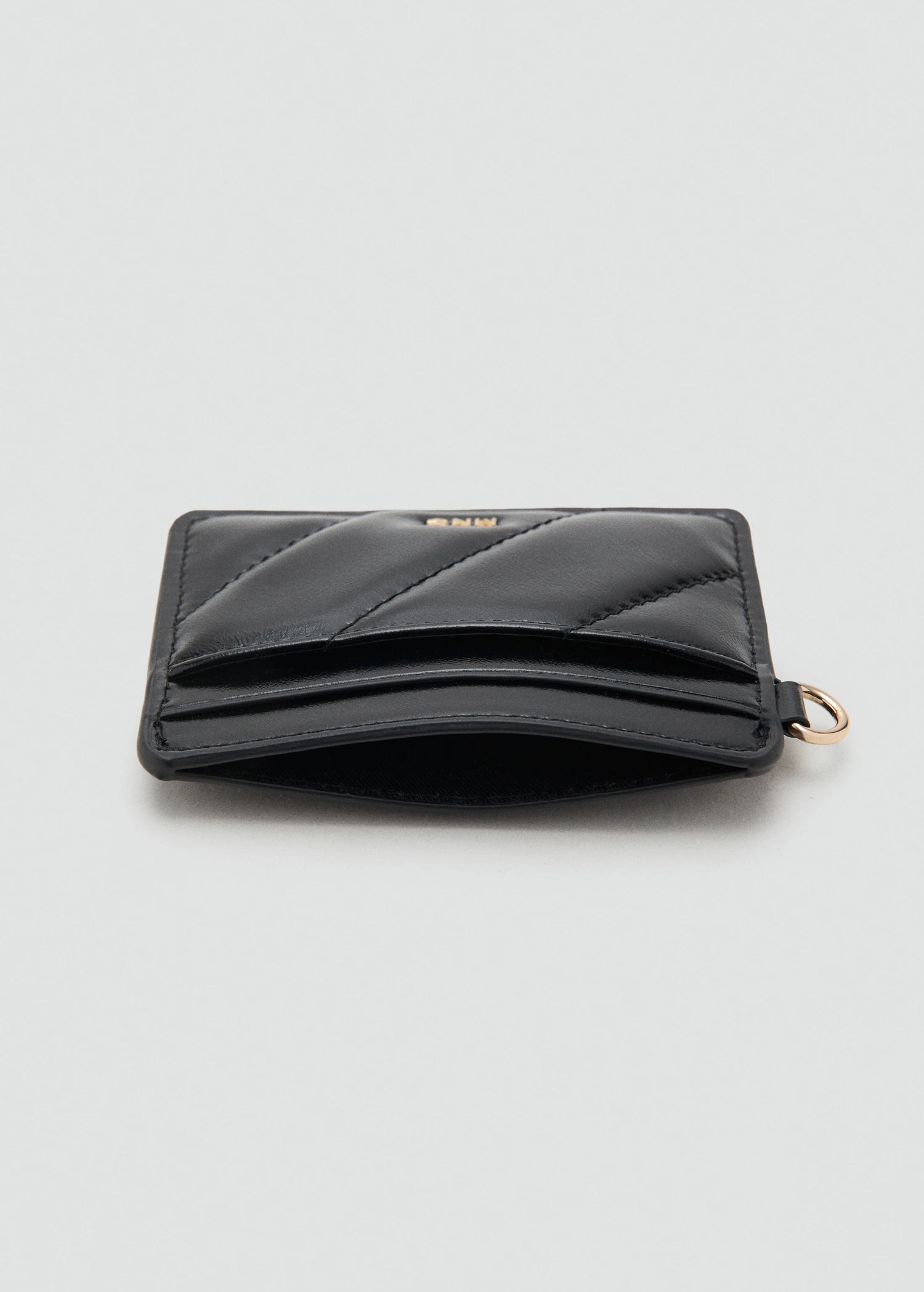Quilted Cardholder Black