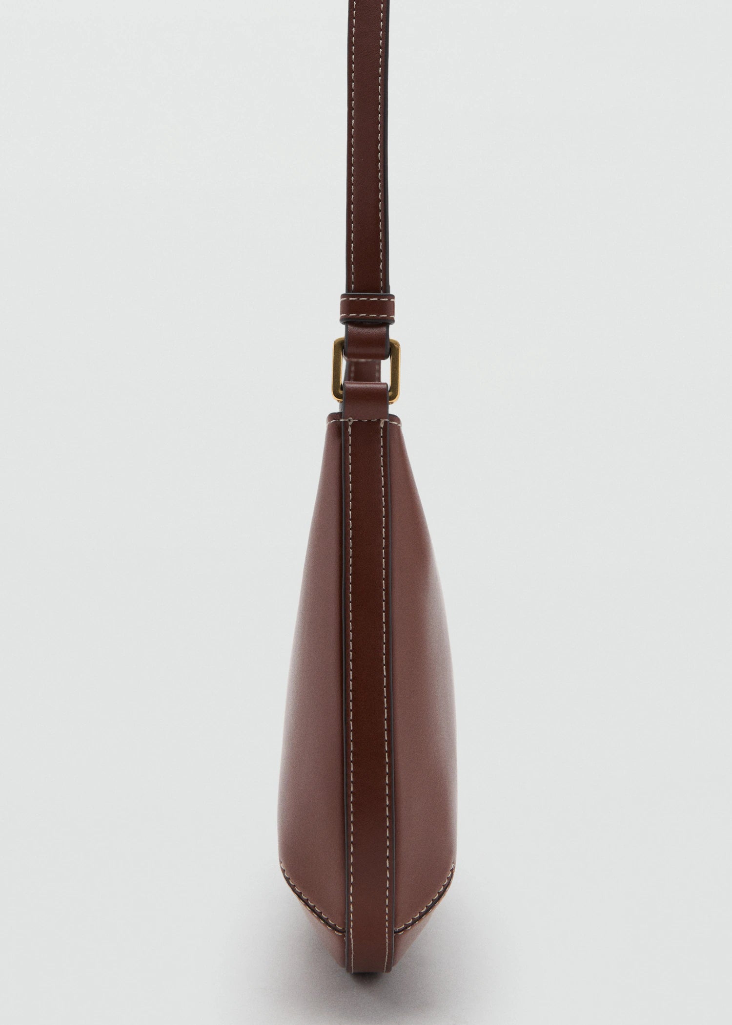 Oval Shoulder Bag Leather
