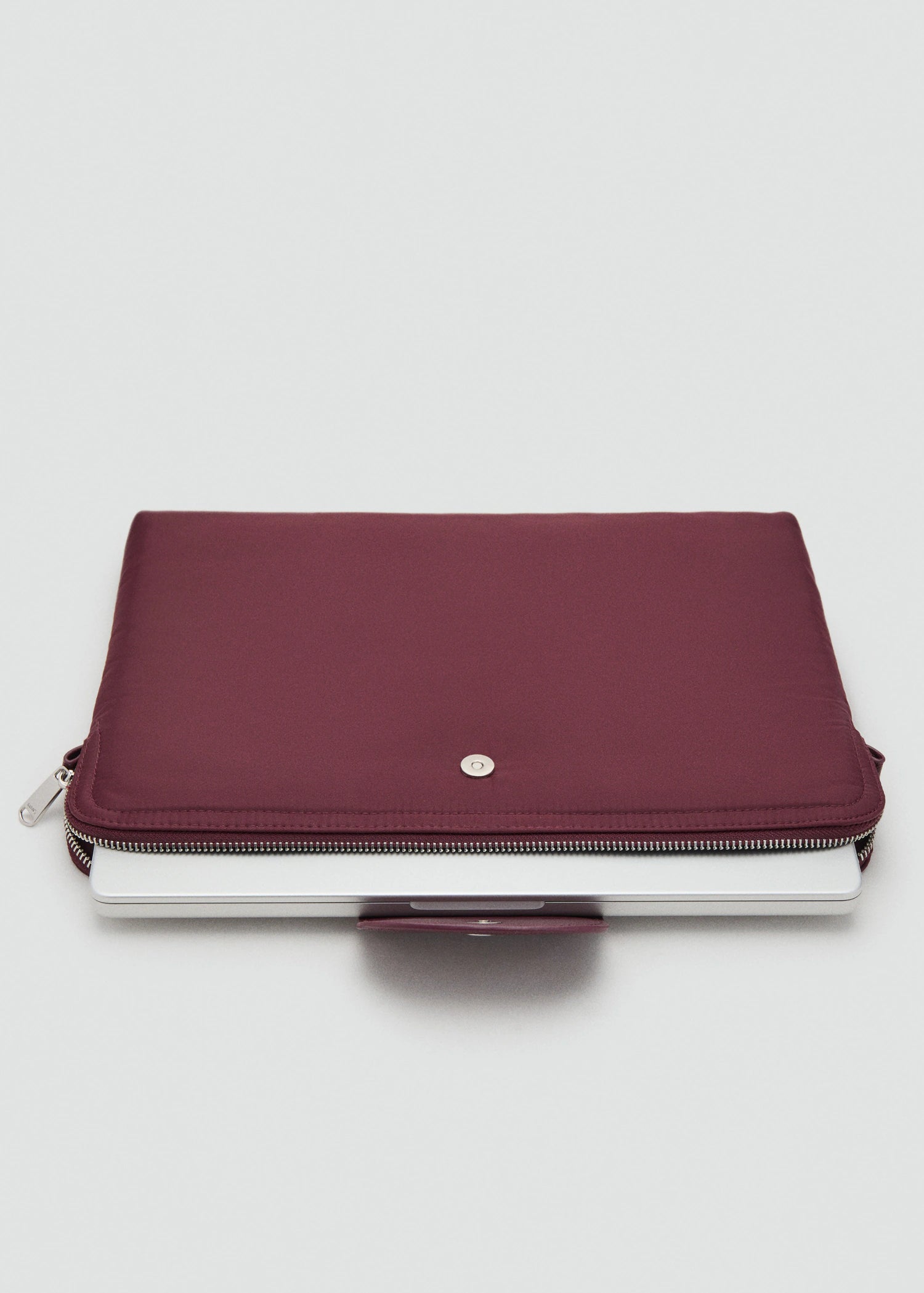 Nylon Laptop Case Burgundy
