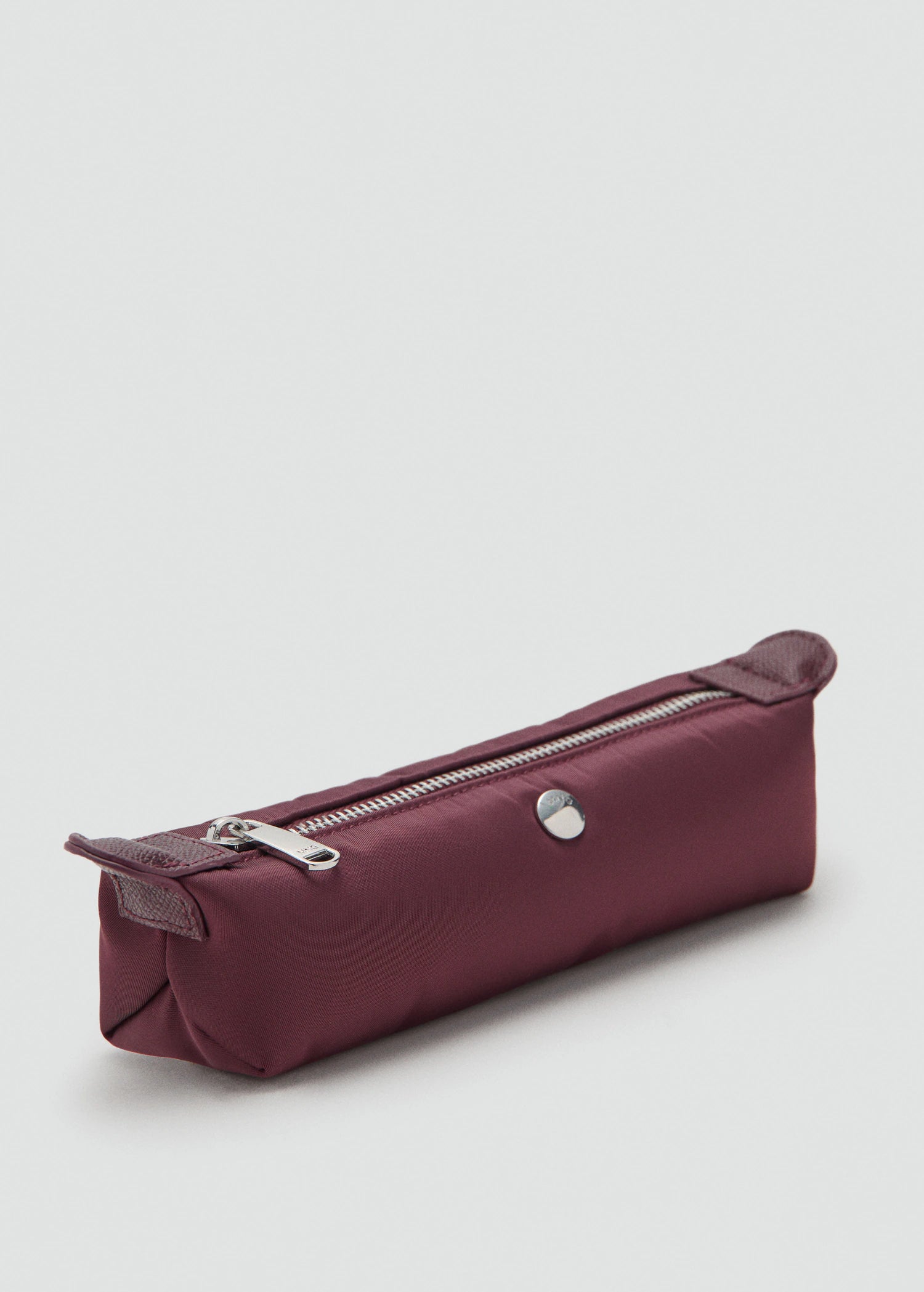 Nylon Case With Zip Burgundy