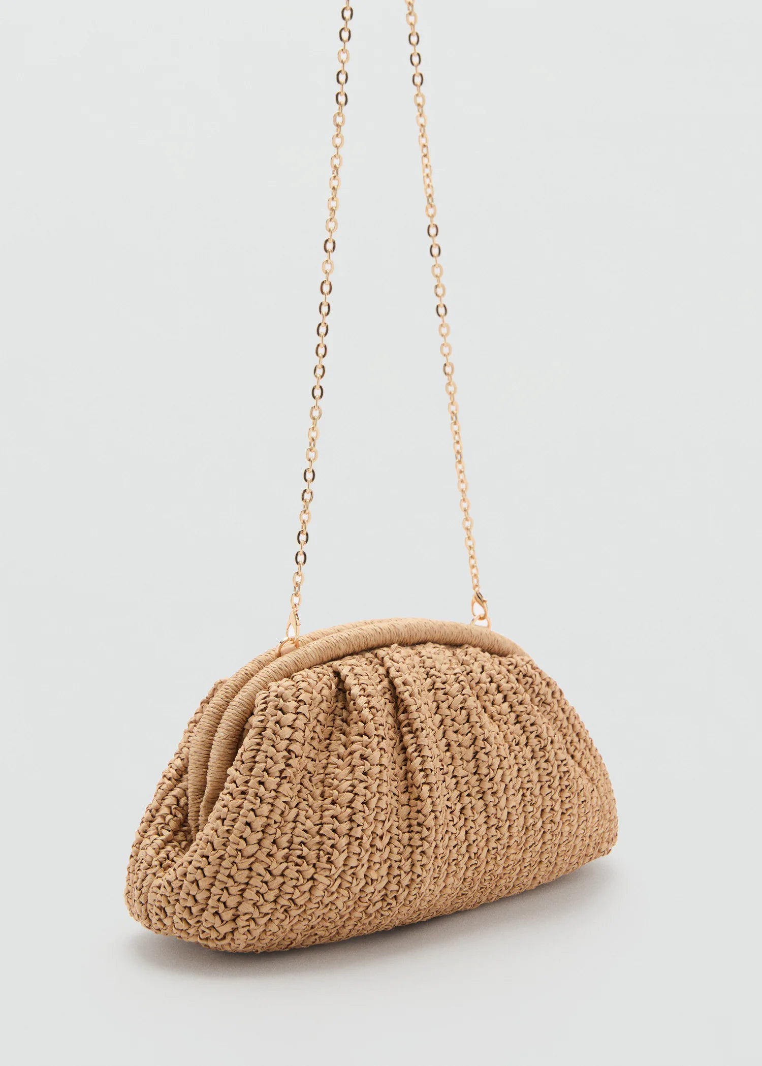 Natural Fibre Handbag Beige