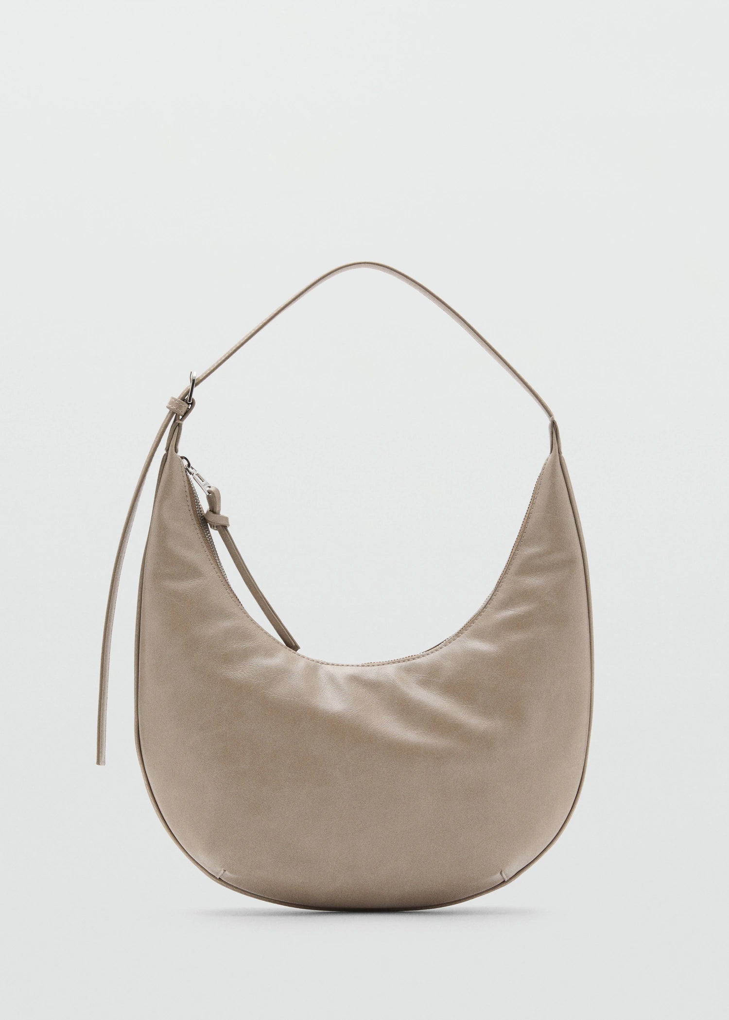 Medium Oval Shoulder Bag Light/Pastel Brown