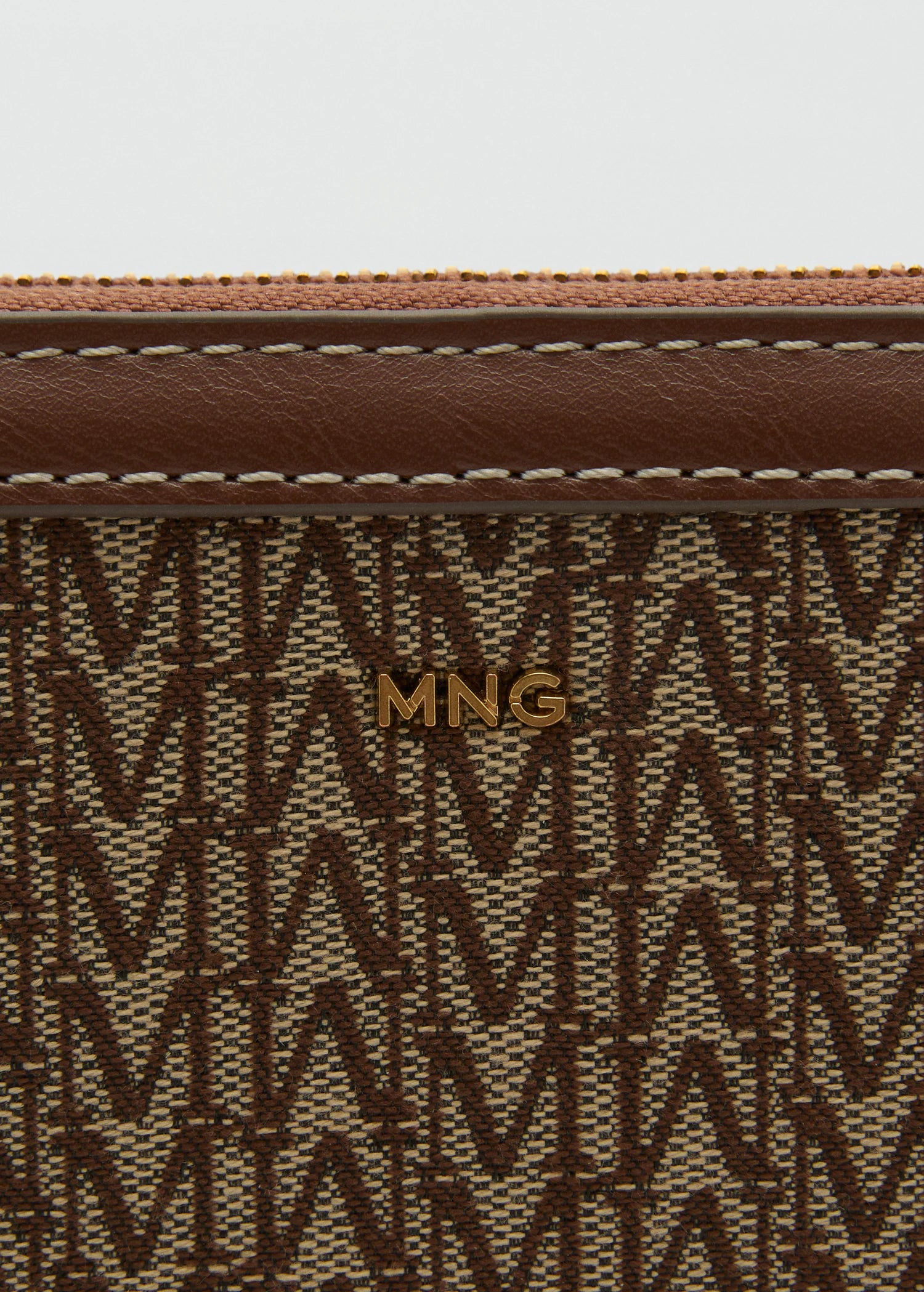 Medium Jacquard Wallet With Logo Chocolate