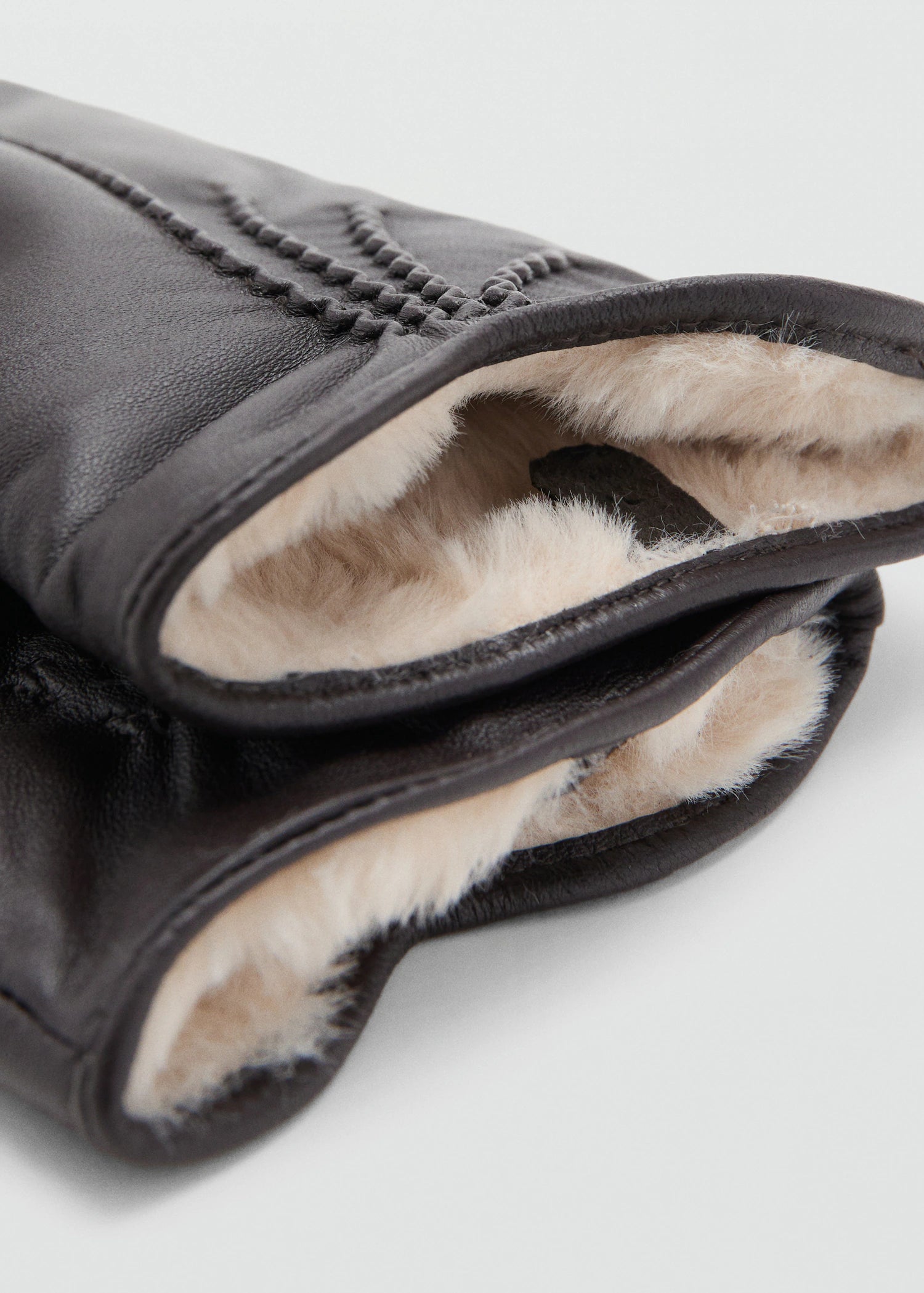 Leather Gloves Chocolate