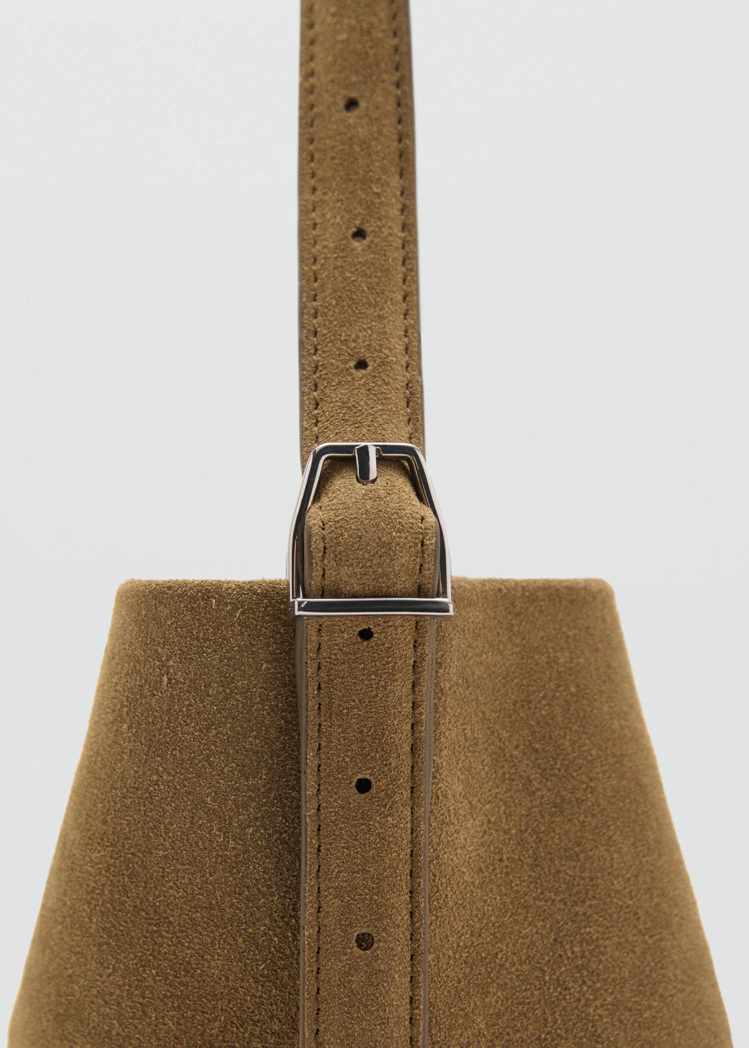 Leather Bucket Bag Tobacco Brown