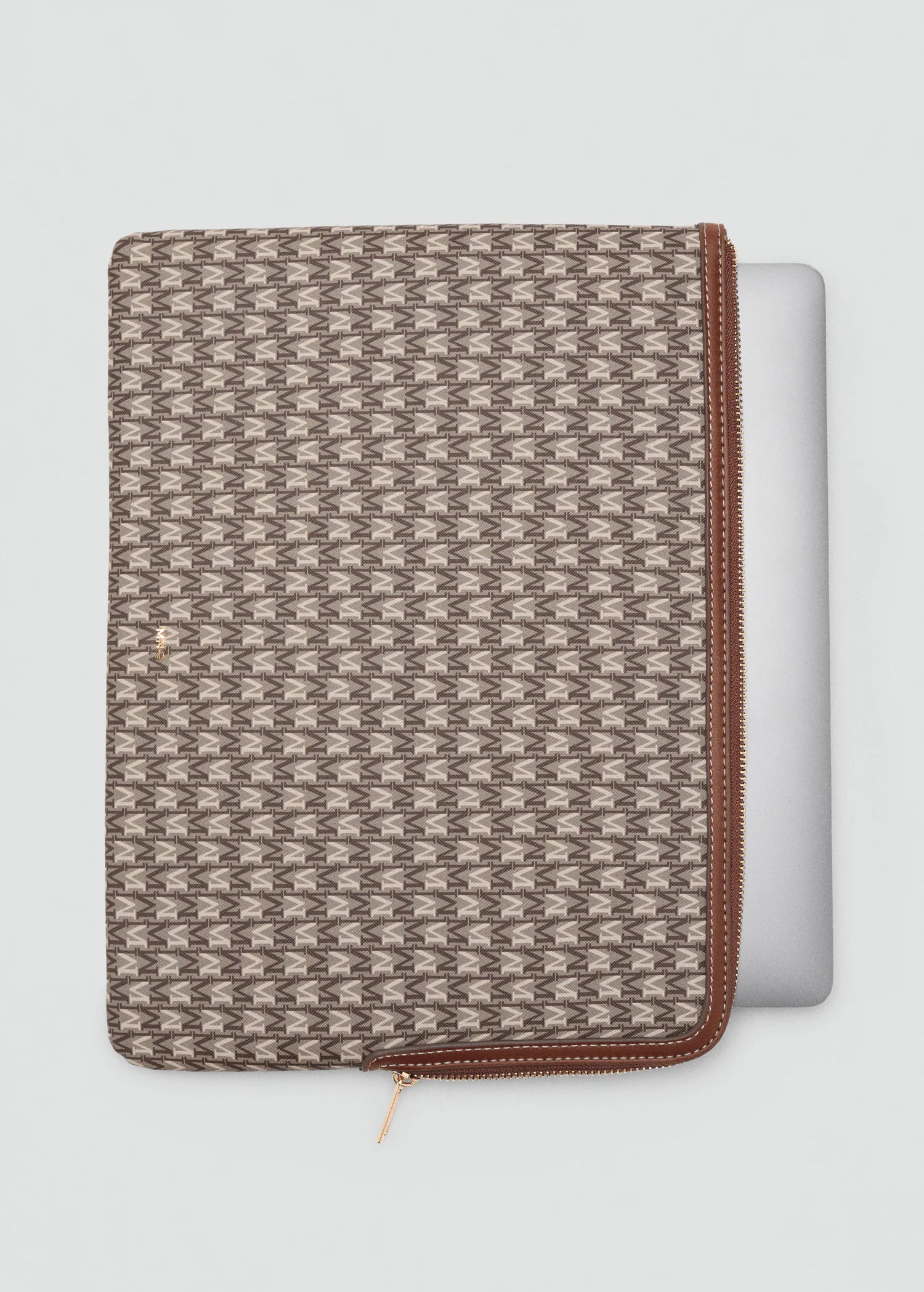 Laptop Case With Printed Logo Leather