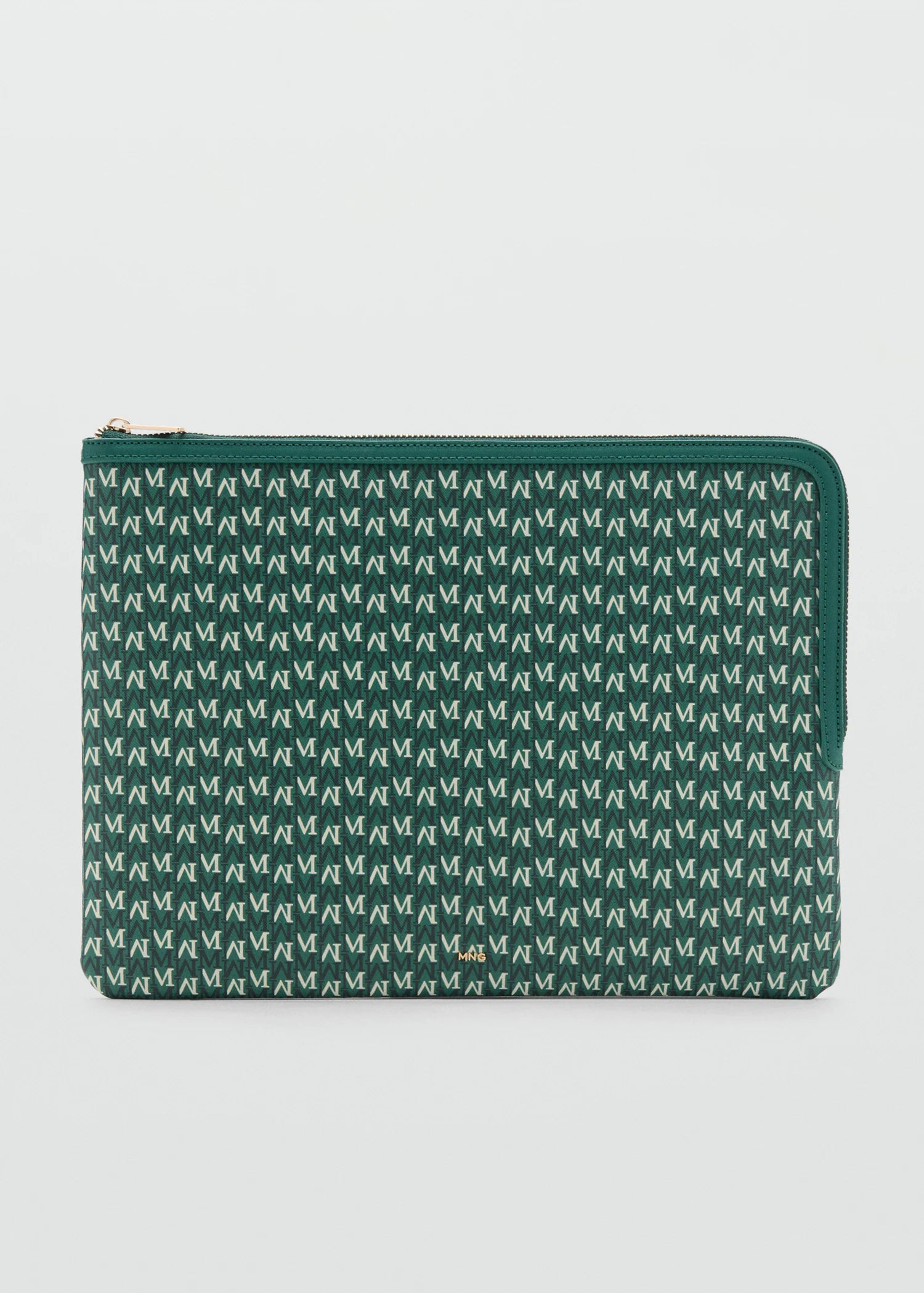 Laptop Case With Printed Logo Green