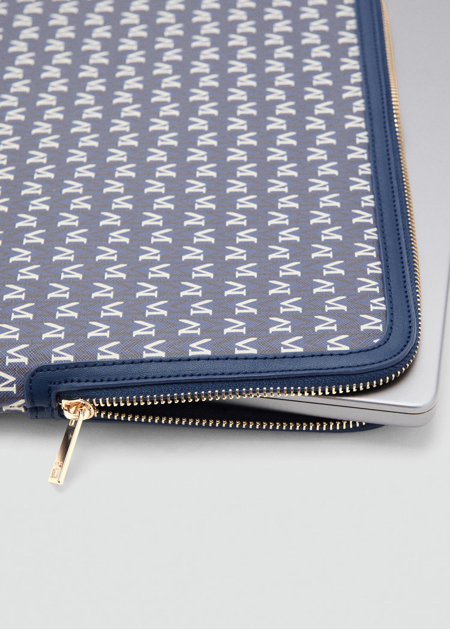 Laptop Case With Printed Logo Navy