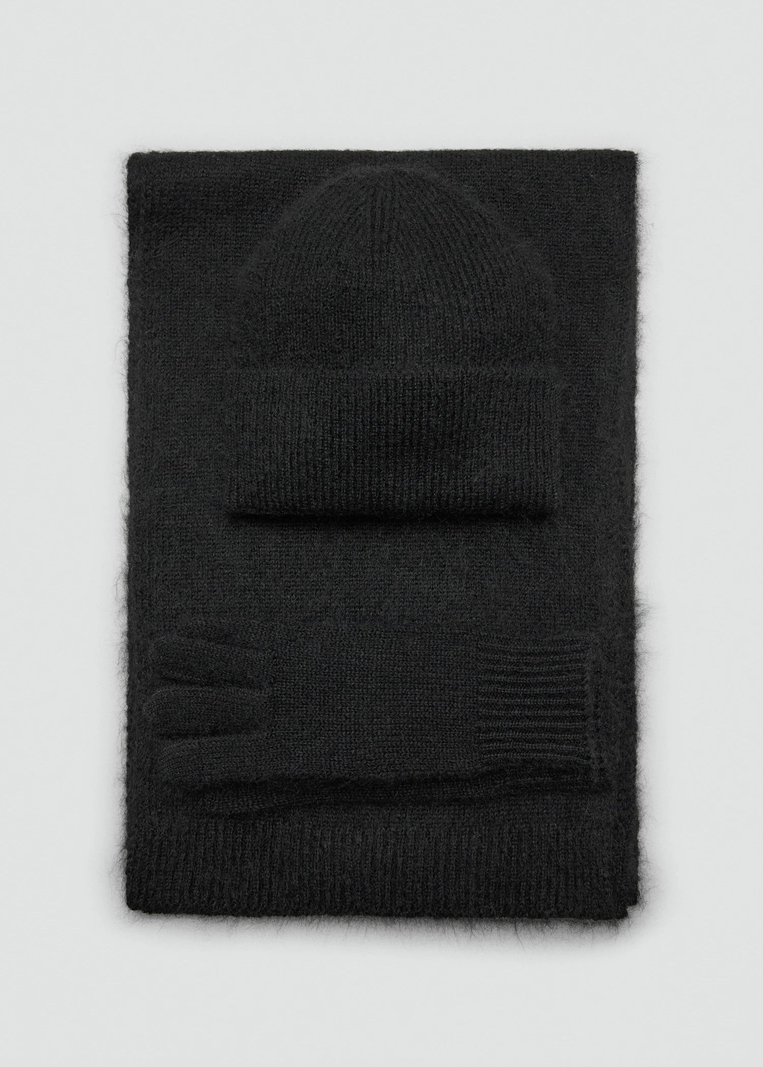 Knitted Gloves Black