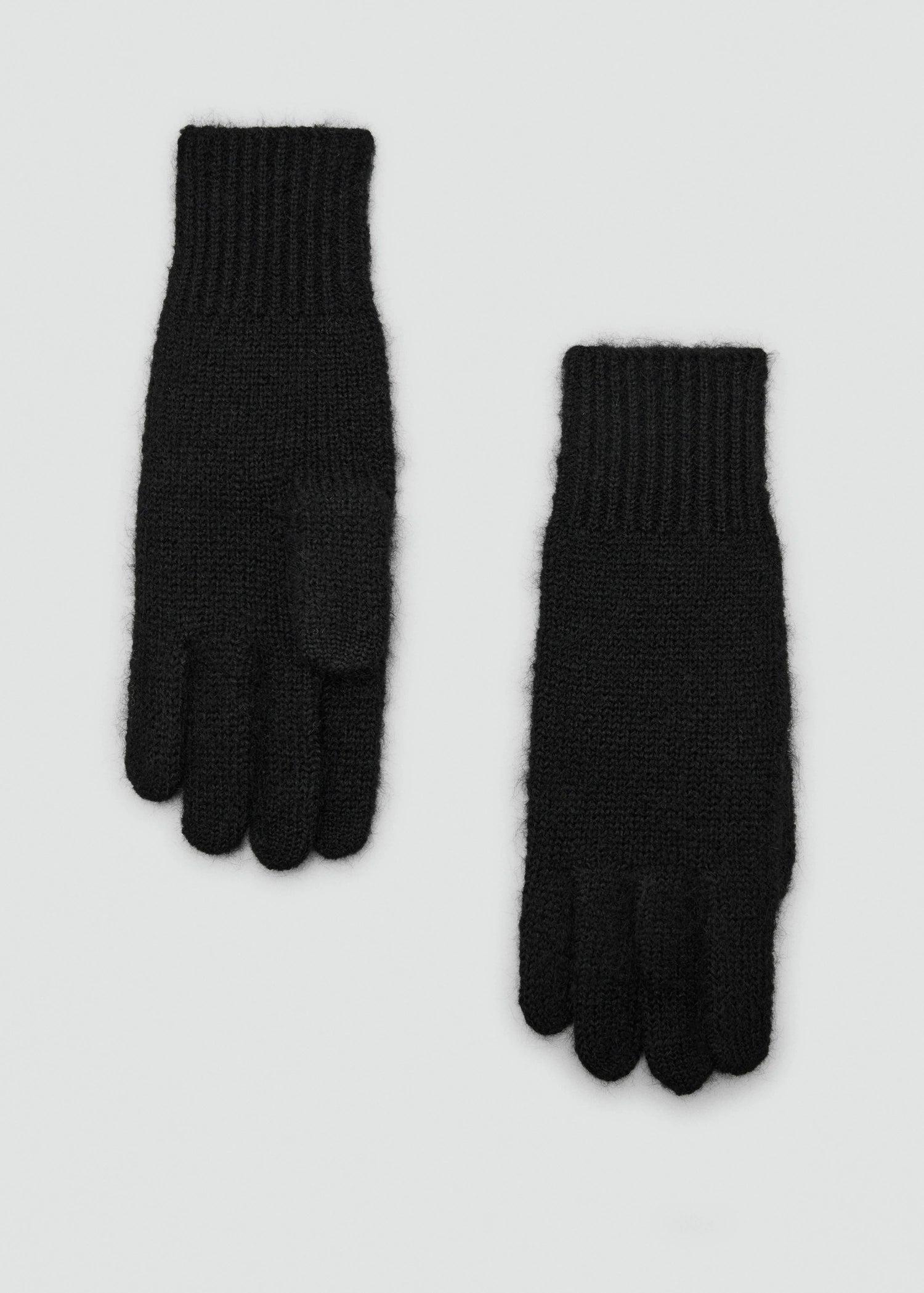 Knitted Gloves Black