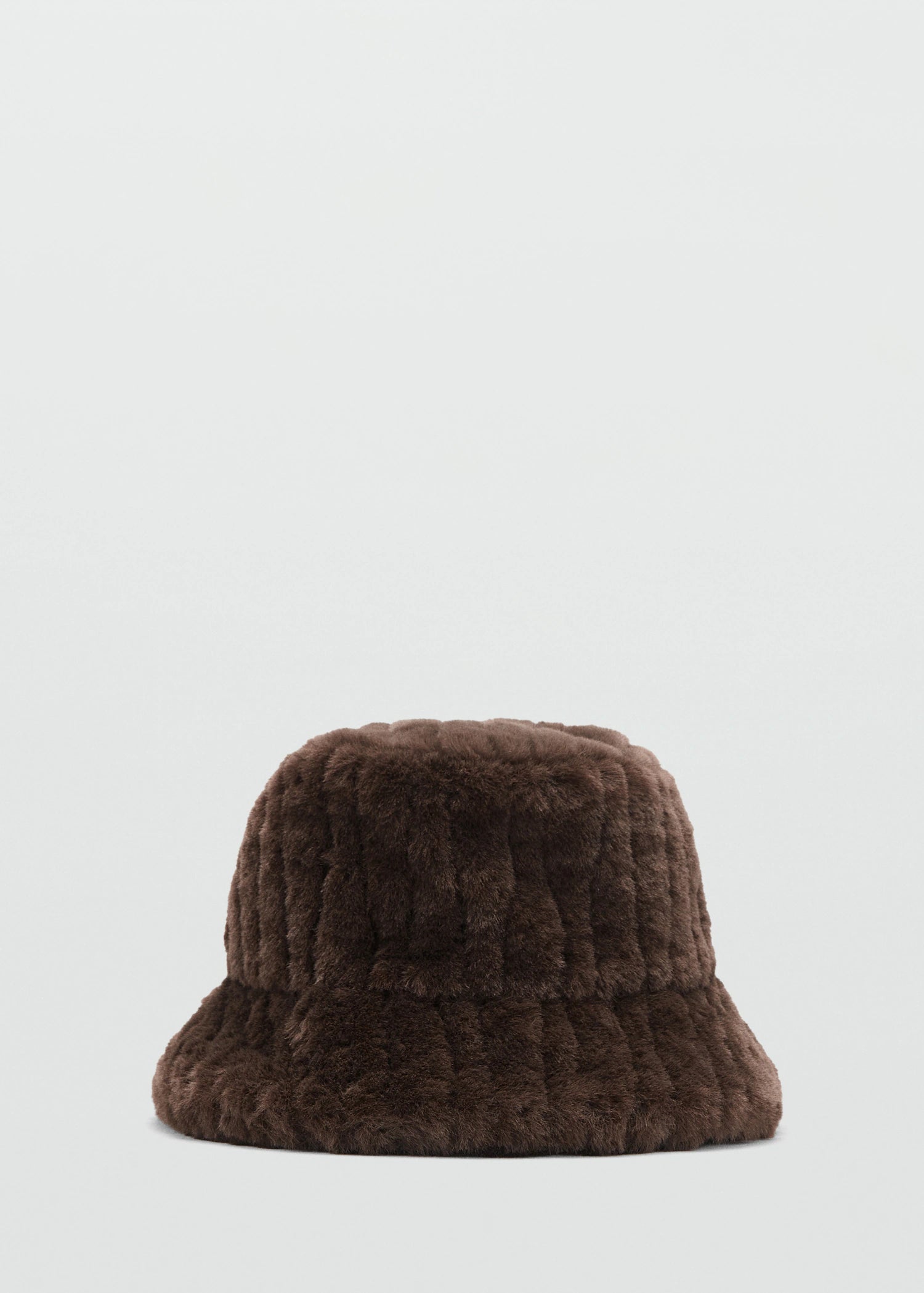 Hair Effect Bucket Hat Chocolate