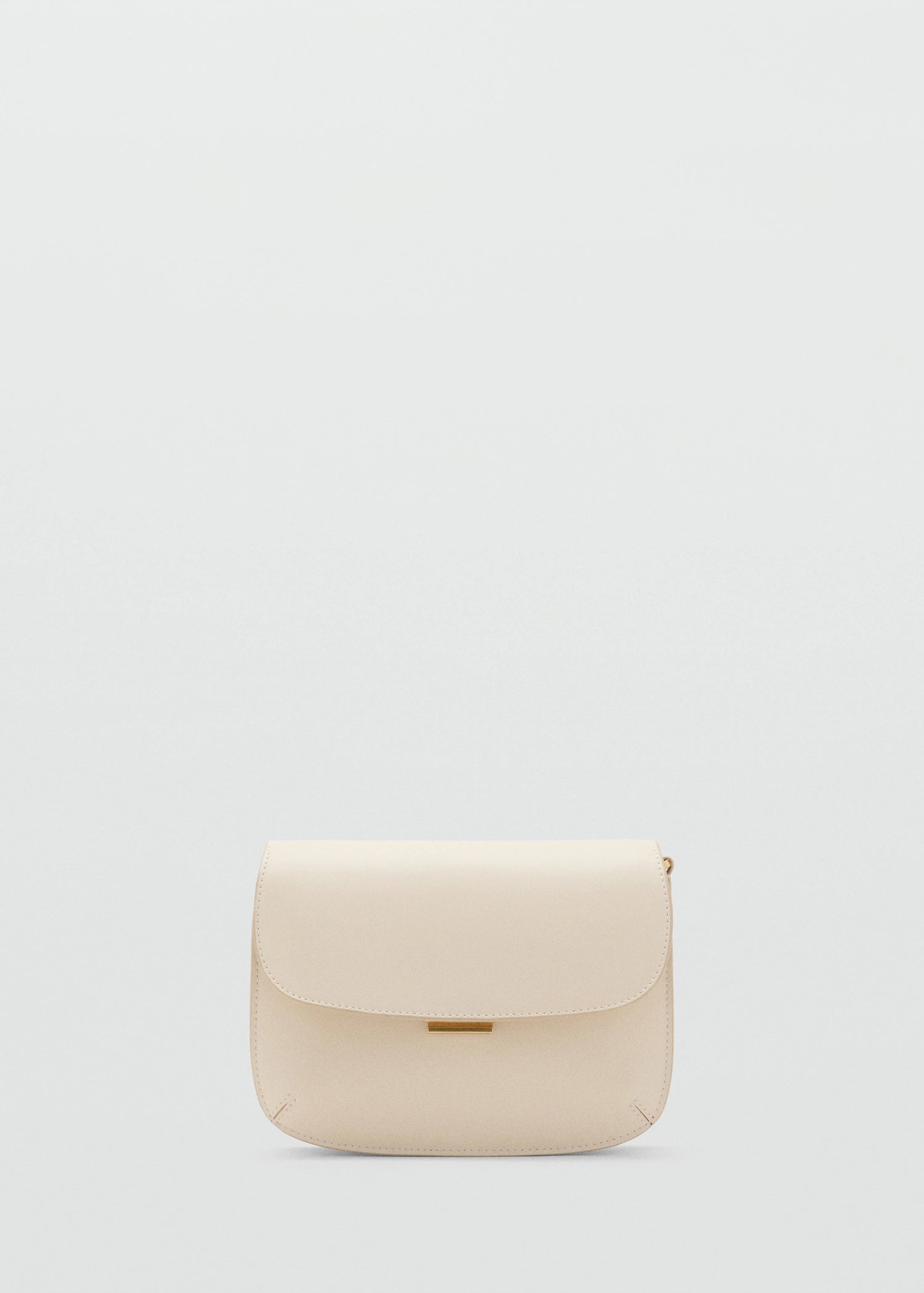 Crossbody Bag With Flap Off White